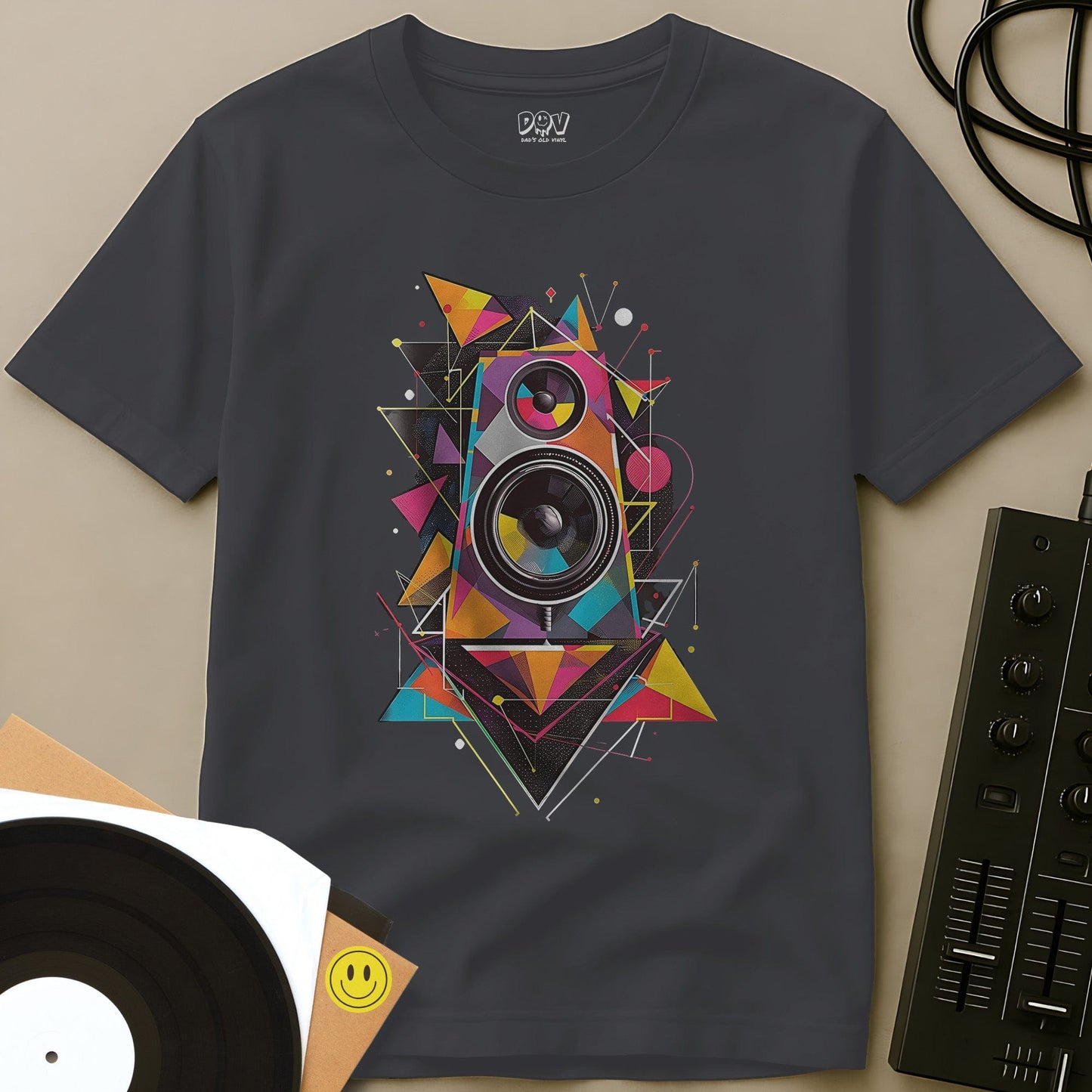 Abstract Audio T-Shirt Charcoal / S Abstract Audio T-Shirt