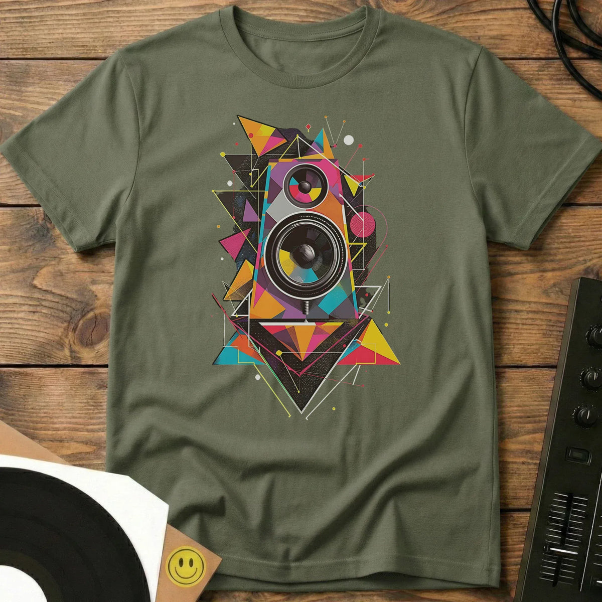 Abstract Audio T-Shirt Military Green / S Abstract Audio T-Shirt