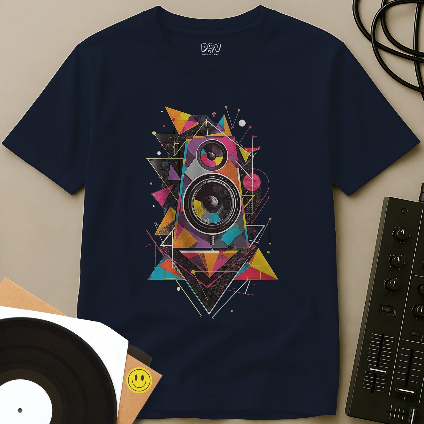 Abstract Audio T-Shirt Navy / S Abstract Audio T-Shirt