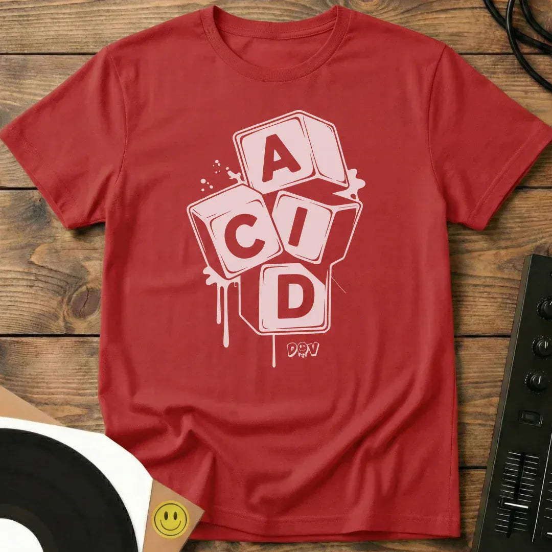 Acid Cube T-Shirt Red / S Acid Cube T-Shirt