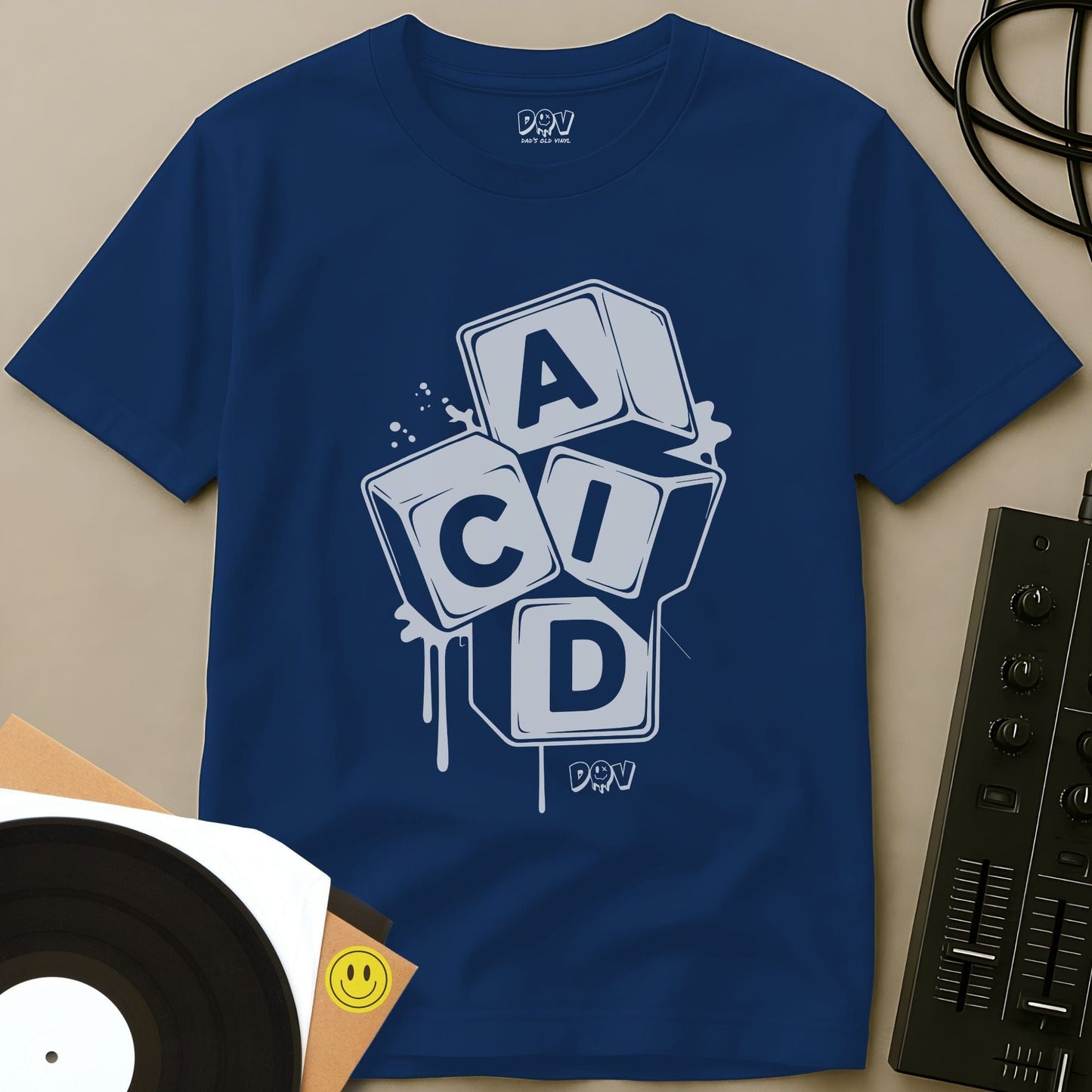 Acid Cube T-Shirt Royal / S Acid Cube T-Shirt