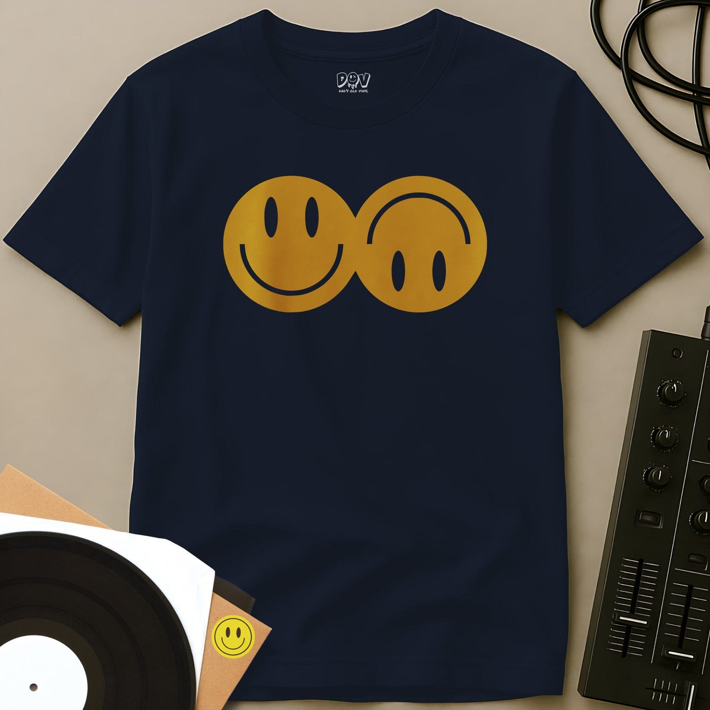 Acid Reflection T-Shirt Navy / S Acid Reflection T-Shirt
