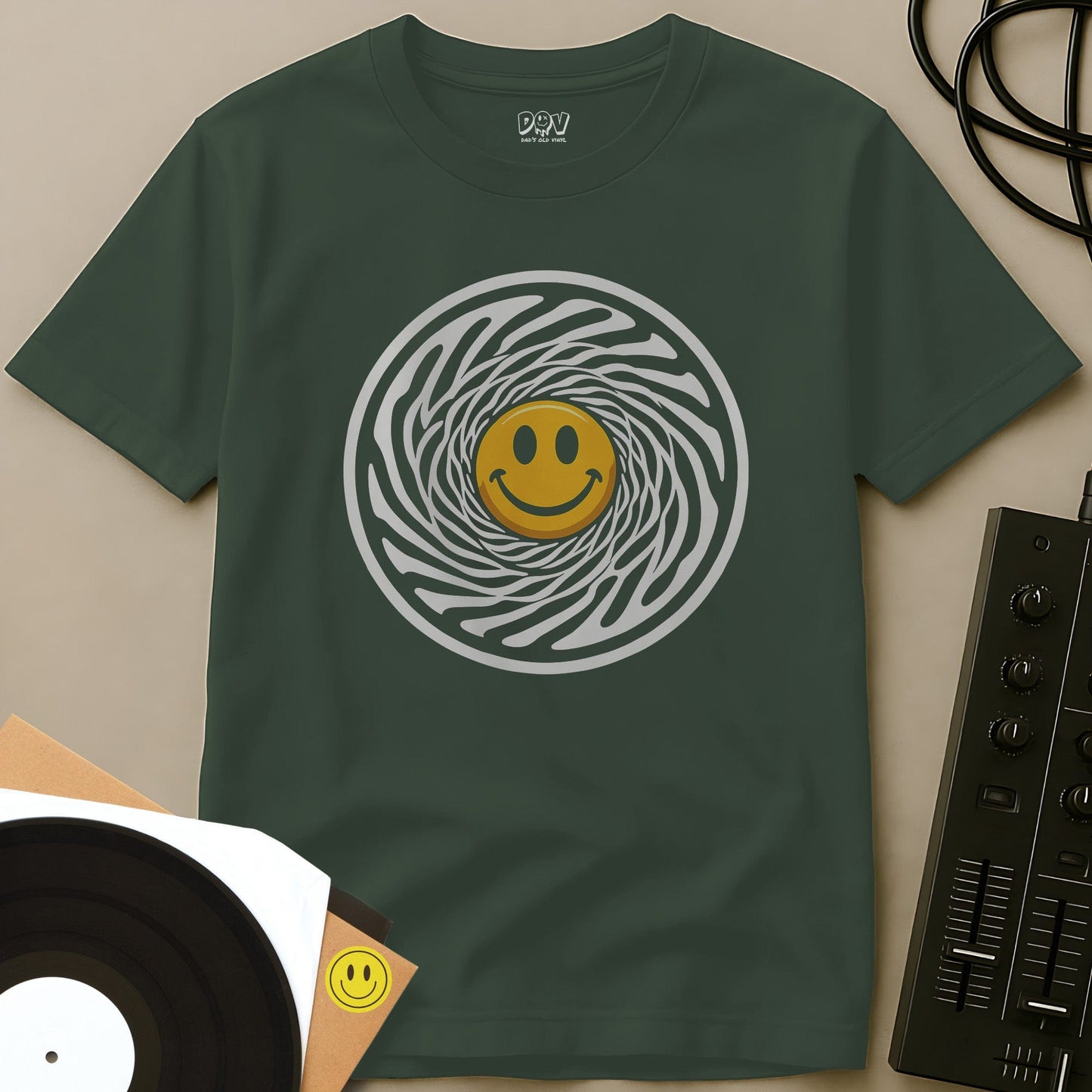 Acid Spinner T-Shirt Military Green / S Acid Spinner T-Shirt