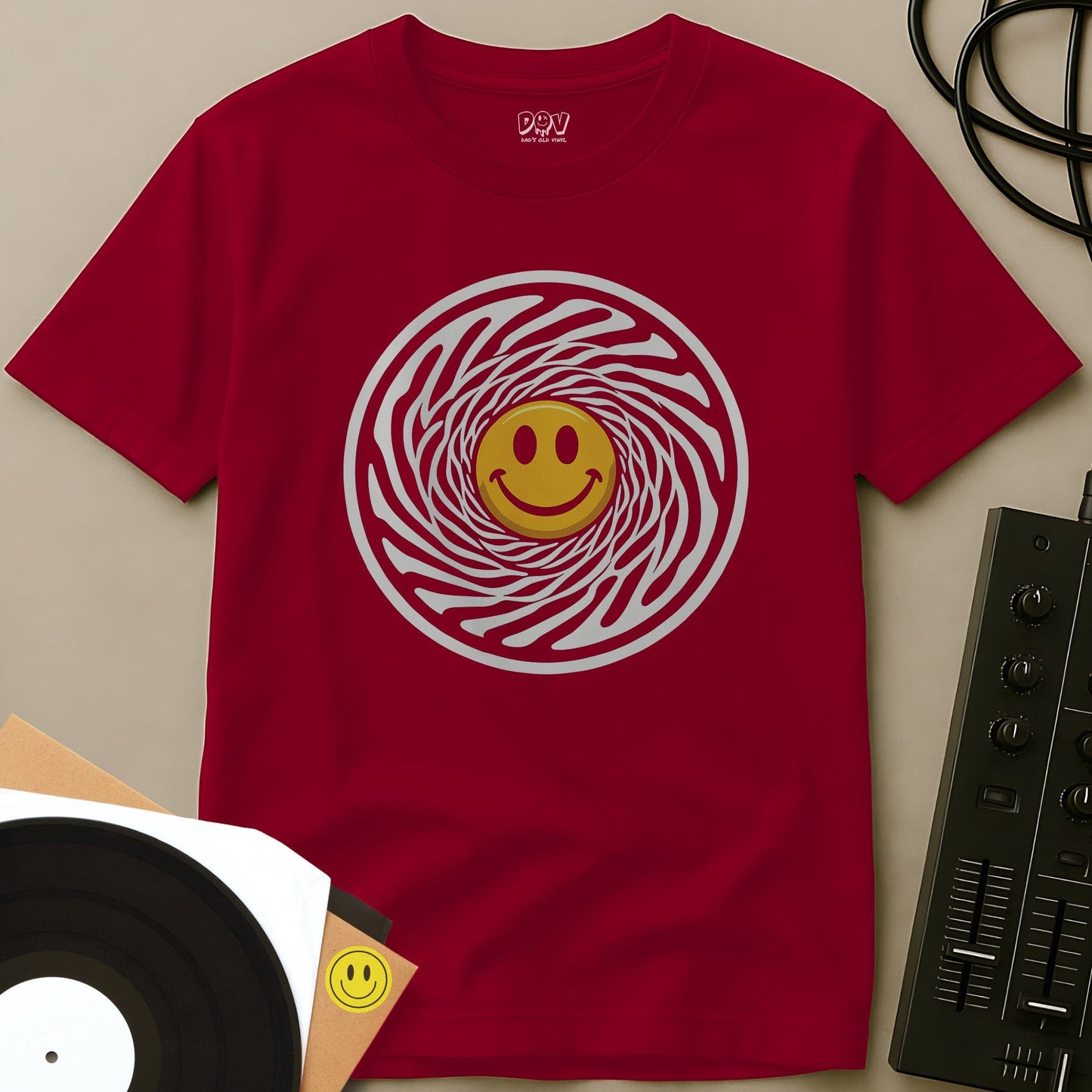 Acid Spinner T-Shirt Red / S Acid Spinner T-Shirt