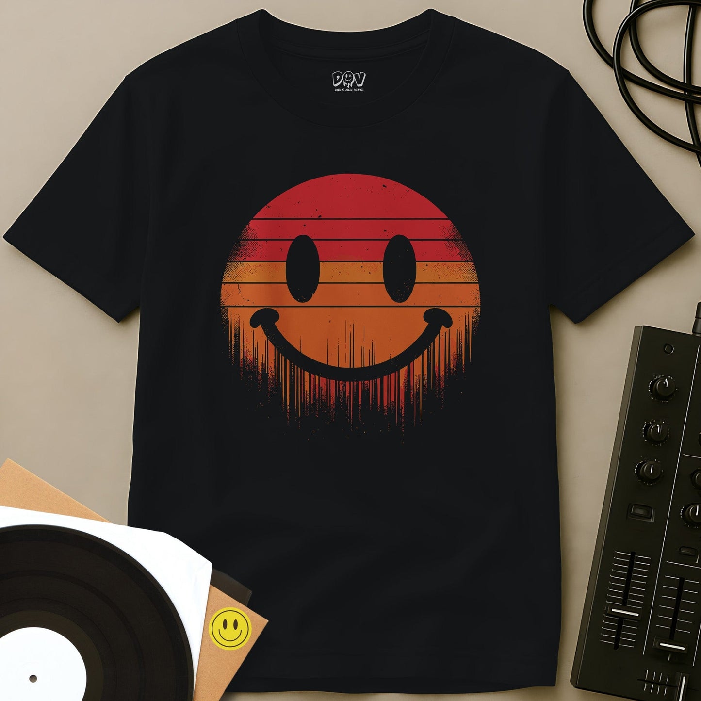Acid Sunset T-Shirt Black / S Acid Sunset T-Shirt