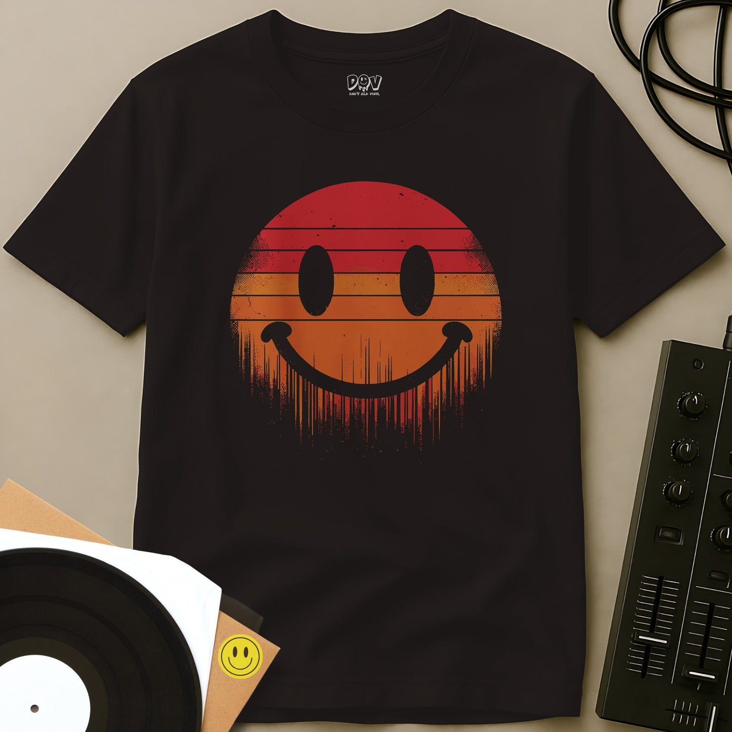 Acid Sunset T-Shirt Dark Chocolate / S Acid Sunset T-Shirt