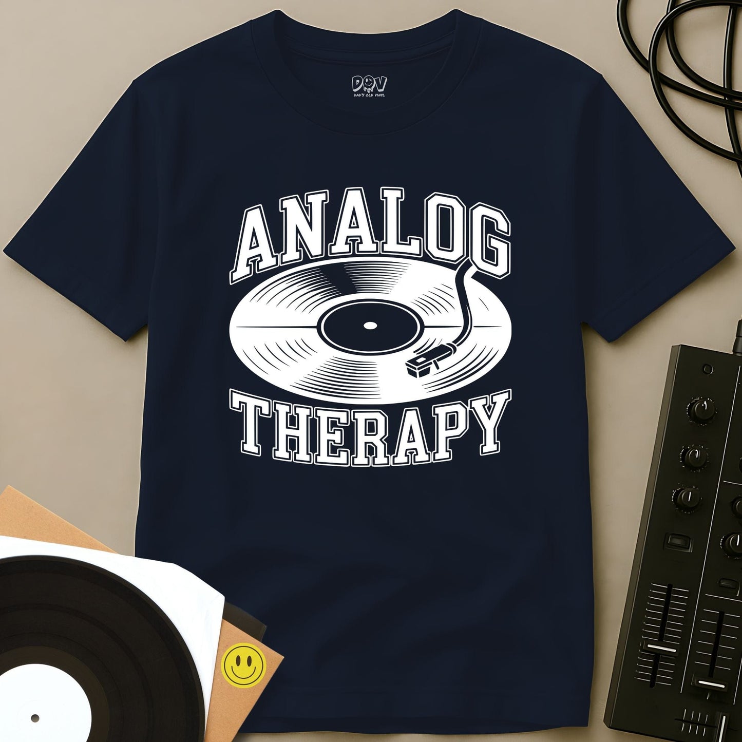Analog Therapy T-Shirt Navy / S Analog Therapy T-Shirt