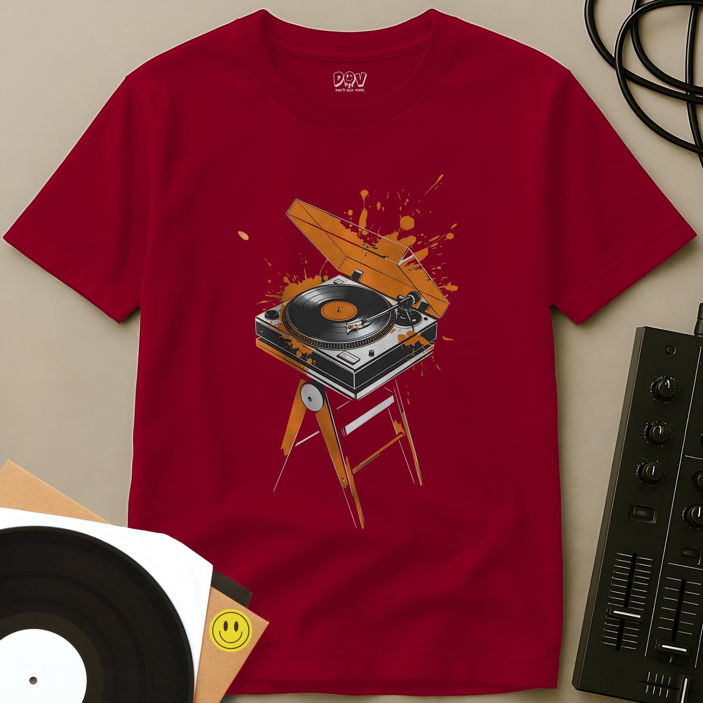 Artist At Work T-Shirt Red / S Artist At Work T-Shirt