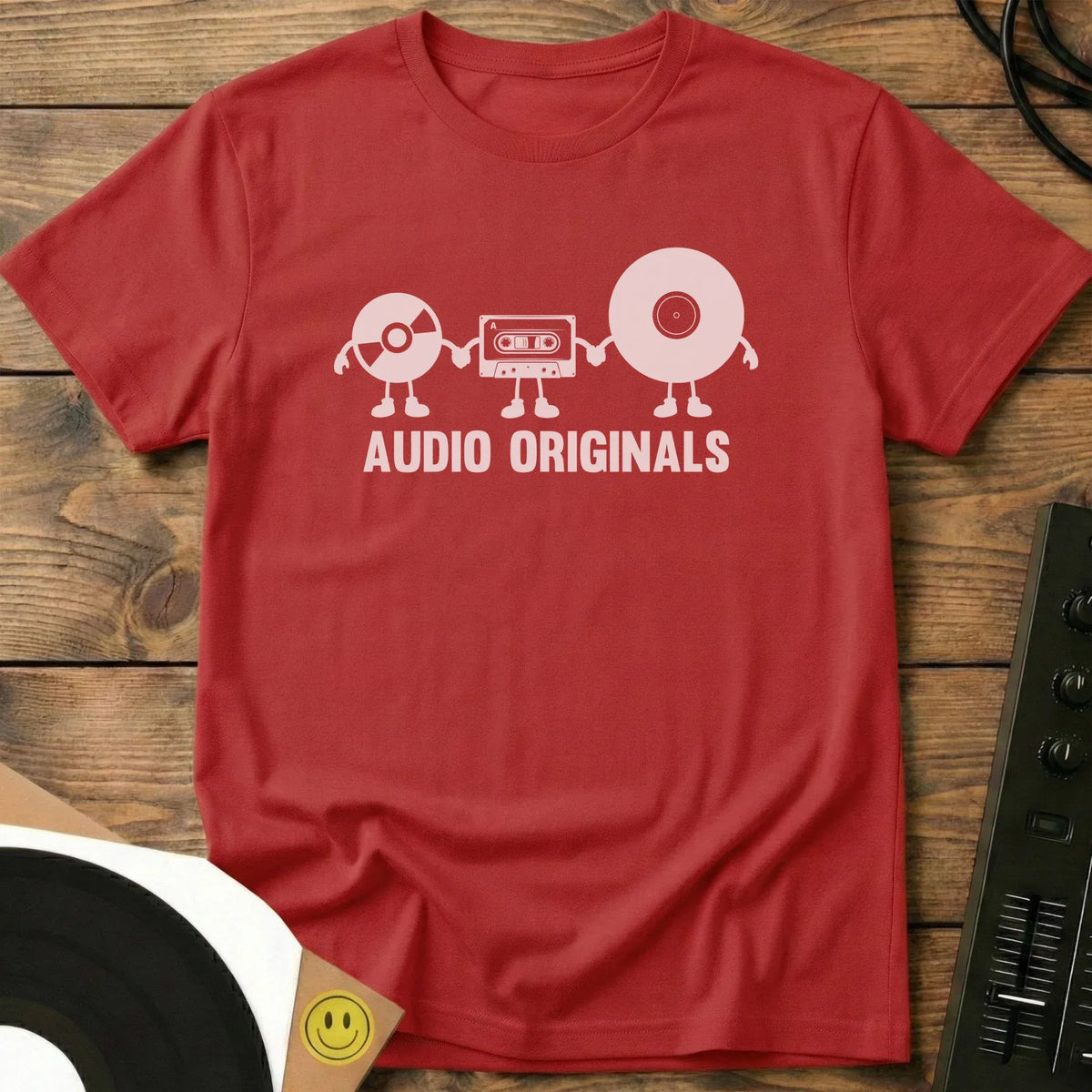 Audio Originals T-Shirt Red / S Audio Originals T-Shirt