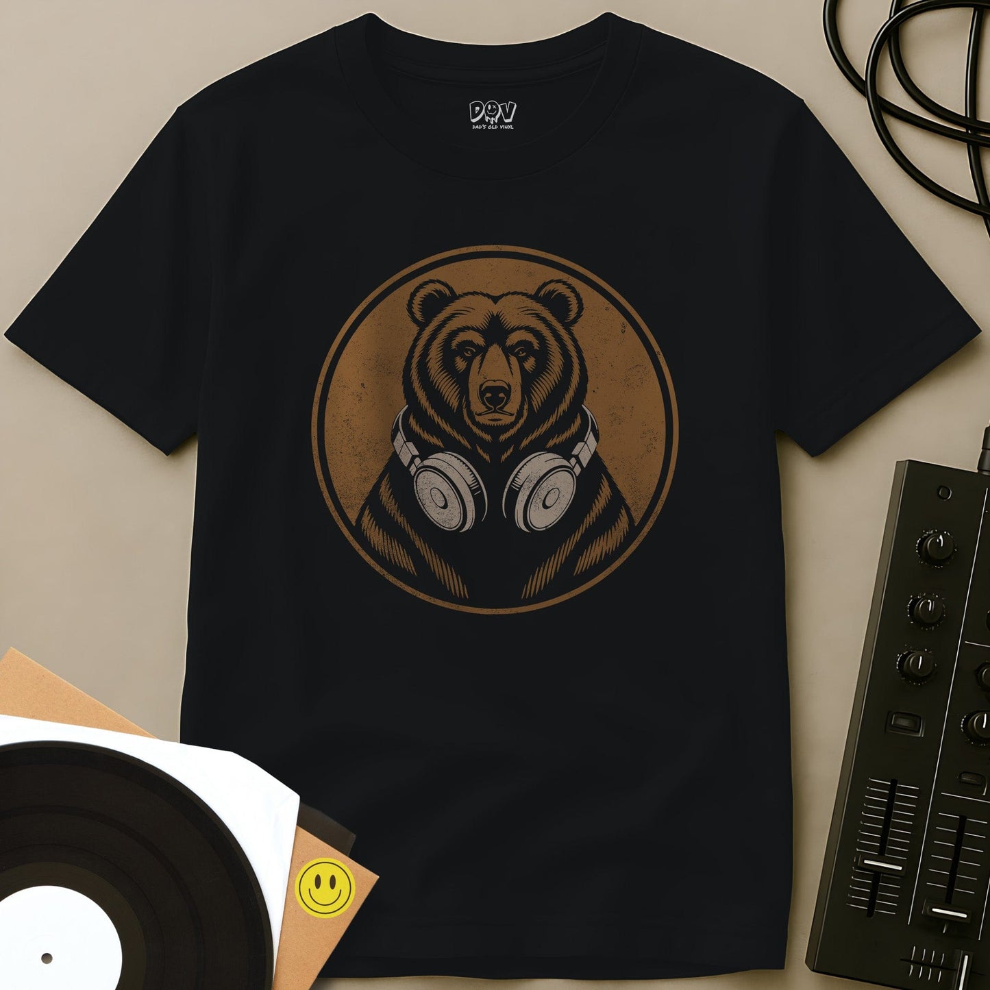 Bear Beats T-Shirt Black / S Bear Beats T-Shirt