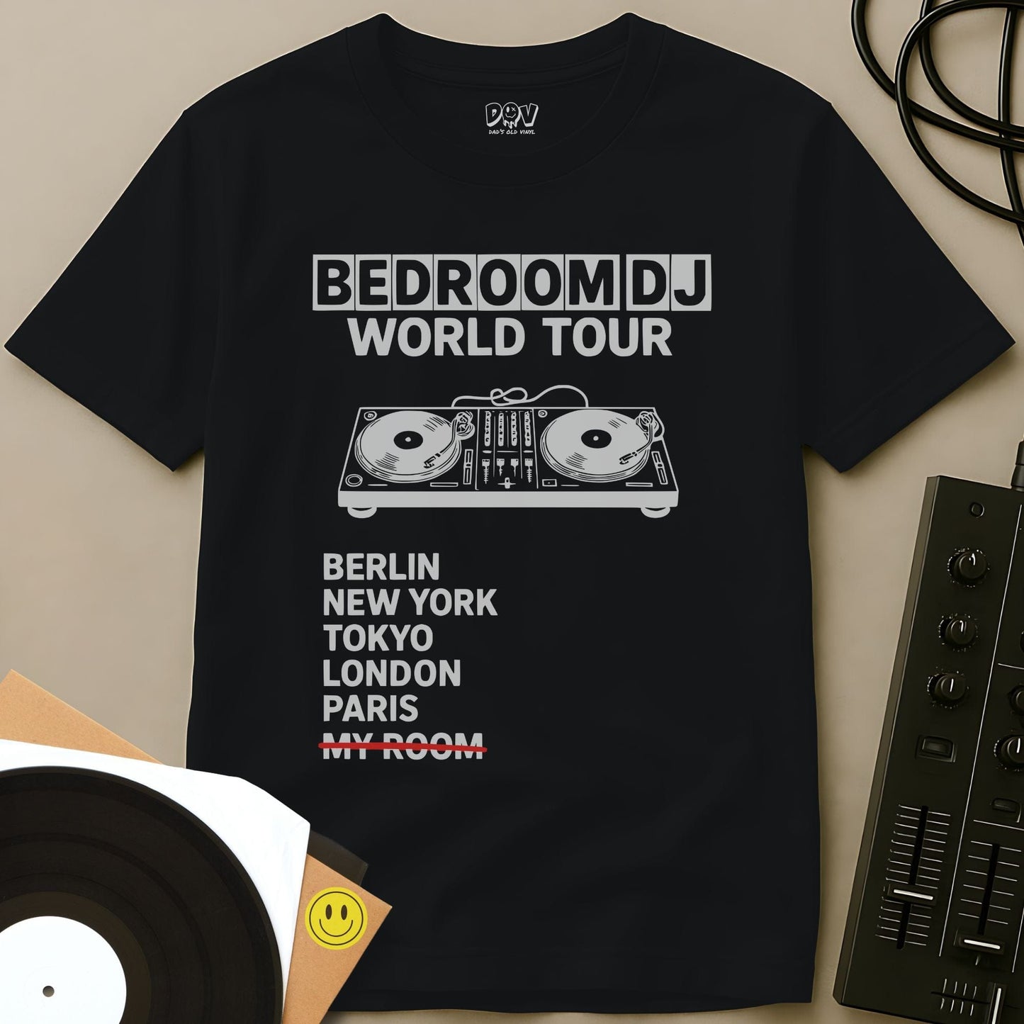 Bedroom World Tour T-Shirt Black / S Bedroom World Tour T-Shirt
