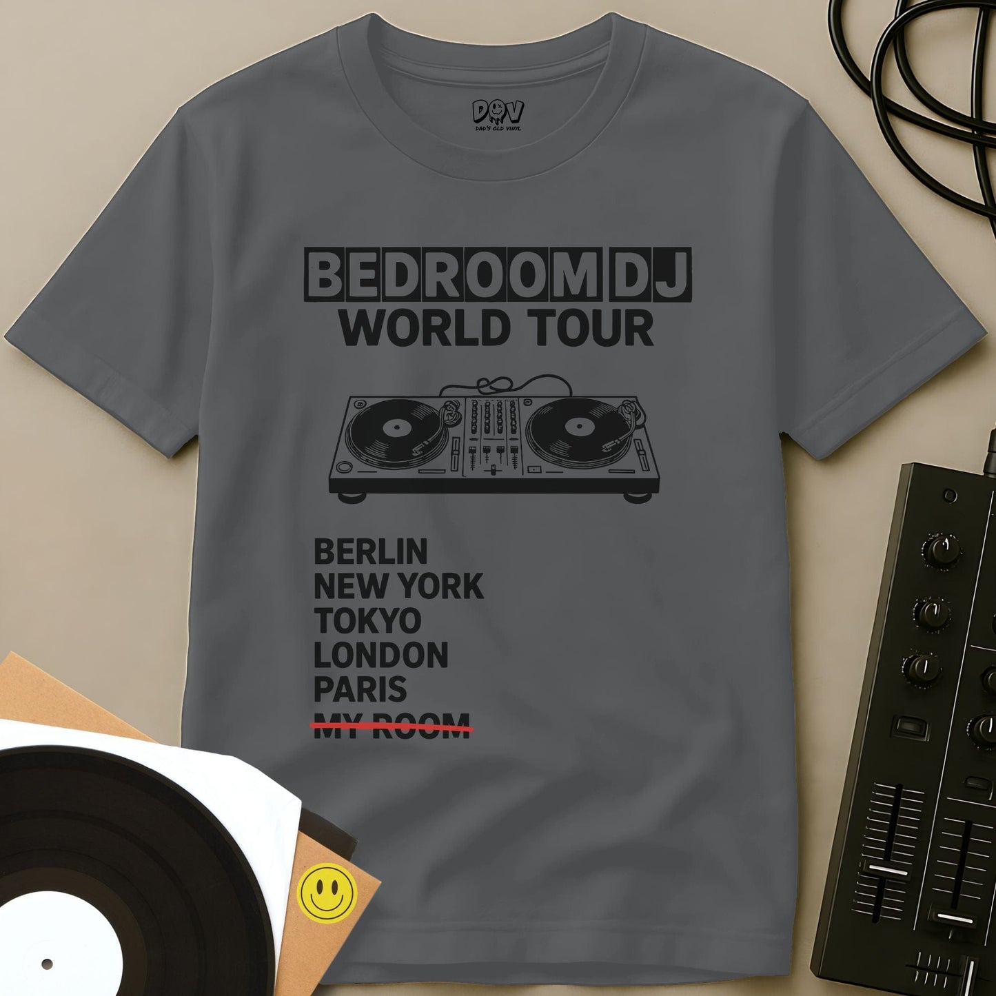 Bedroom World Tour T-Shirt Sport Grey / S Bedroom World Tour T-Shirt