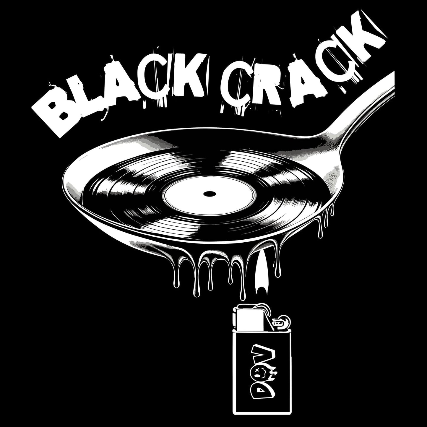 Black Crack T-Shirt Black Crack T-Shirt