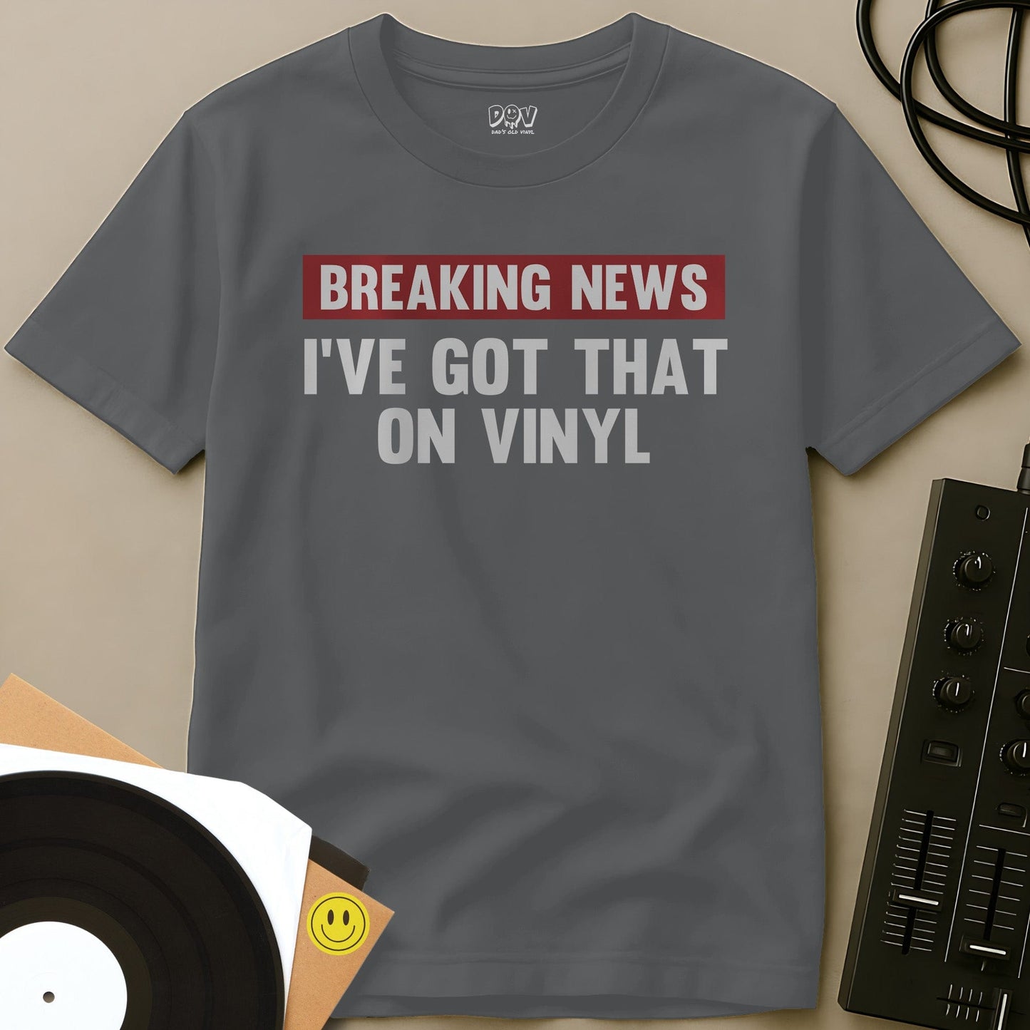 Breaking News T-Shirt Sport Grey / S Breaking News T-Shirt