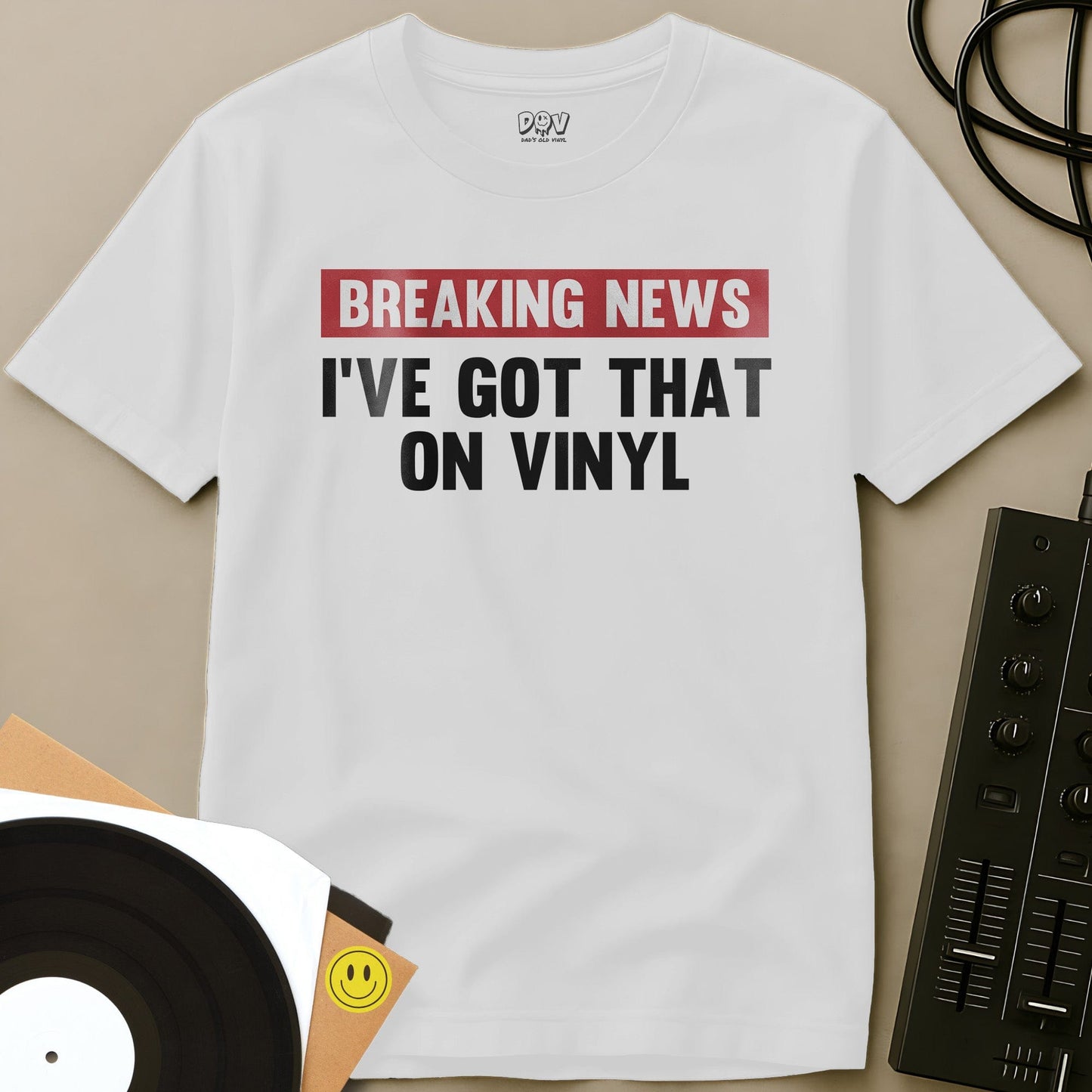 Breaking News T-Shirt White / S Breaking News T-Shirt