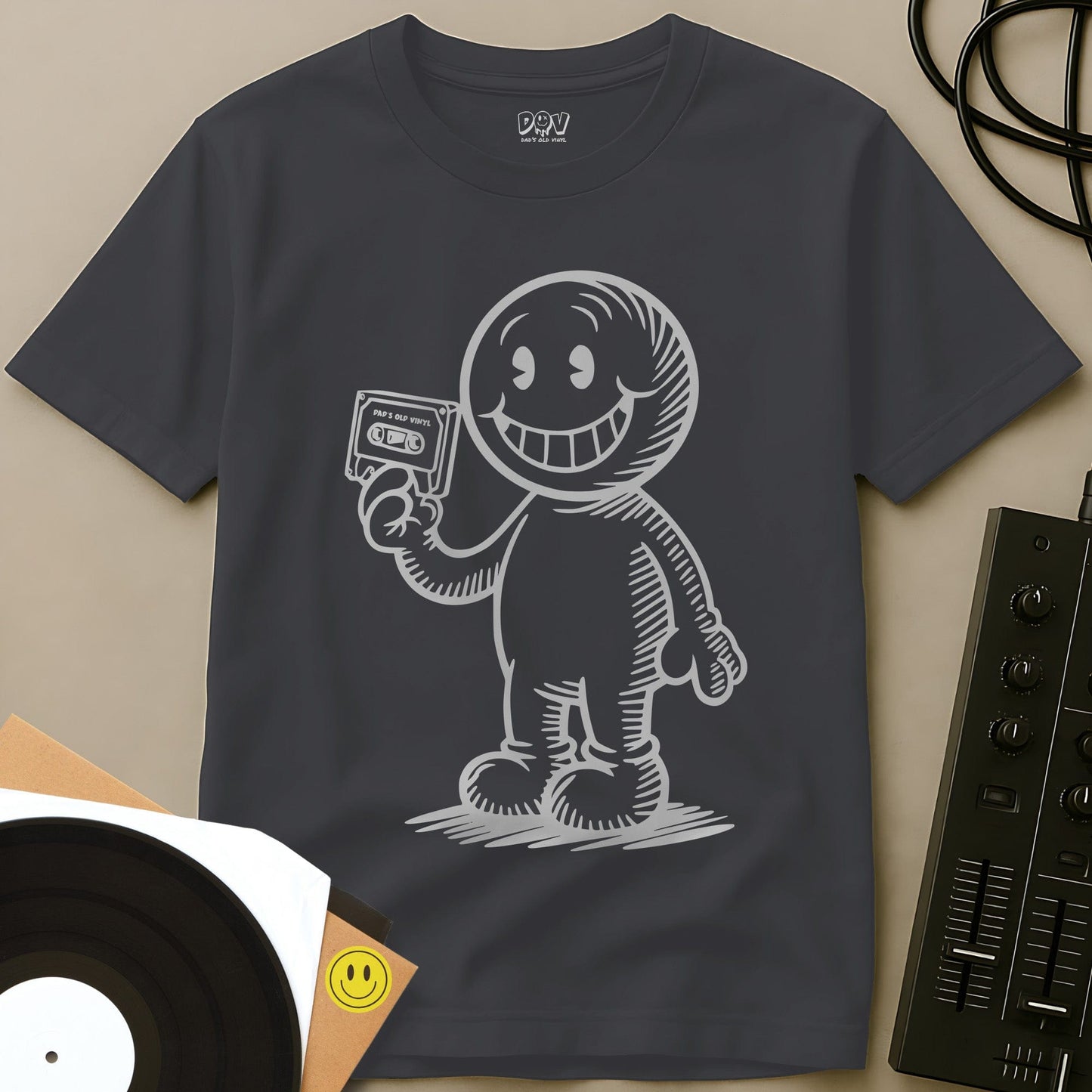 Cassette Kid T-Shirt Charcoal / S Cassette Kid T-Shirt