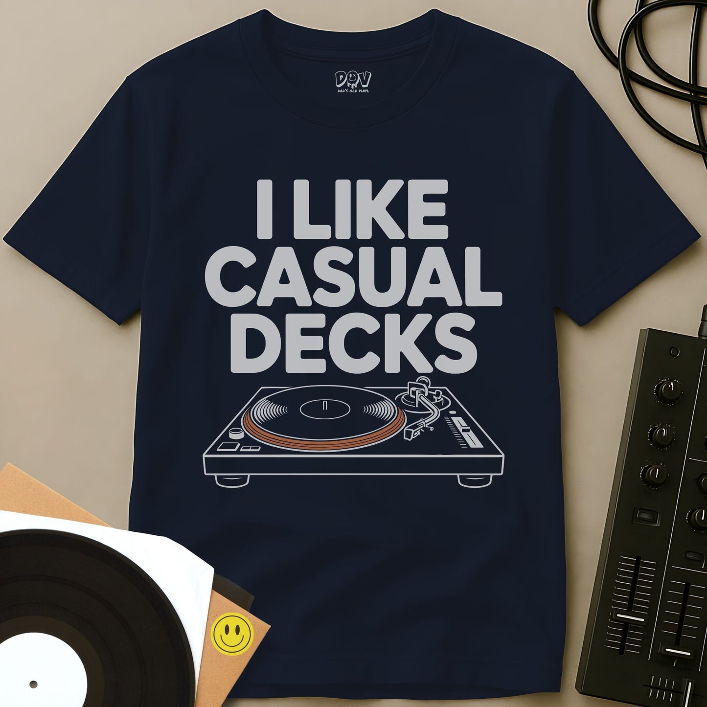 Casual Decks T-Shirt Navy / S Casual Decks T-Shirt