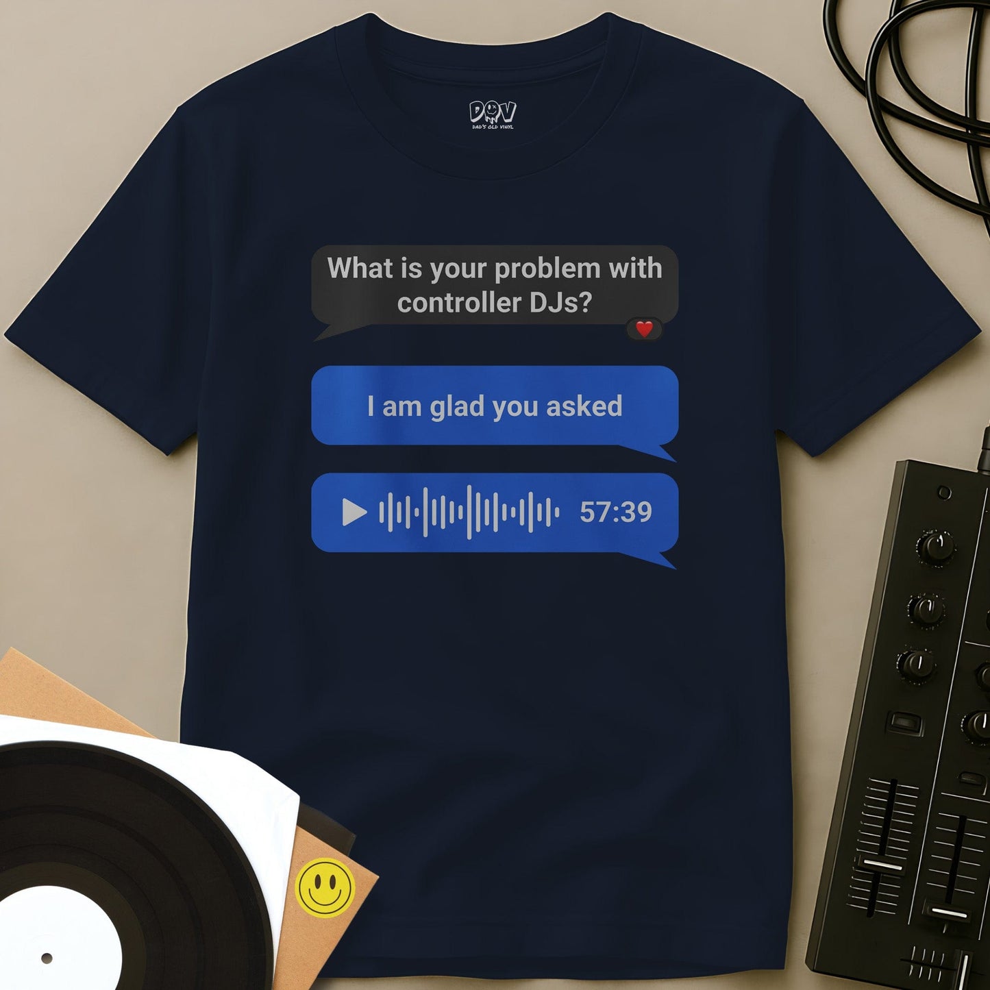Controller DJs Problem T-Shirt Navy / S Controller DJs Problem T-Shirt