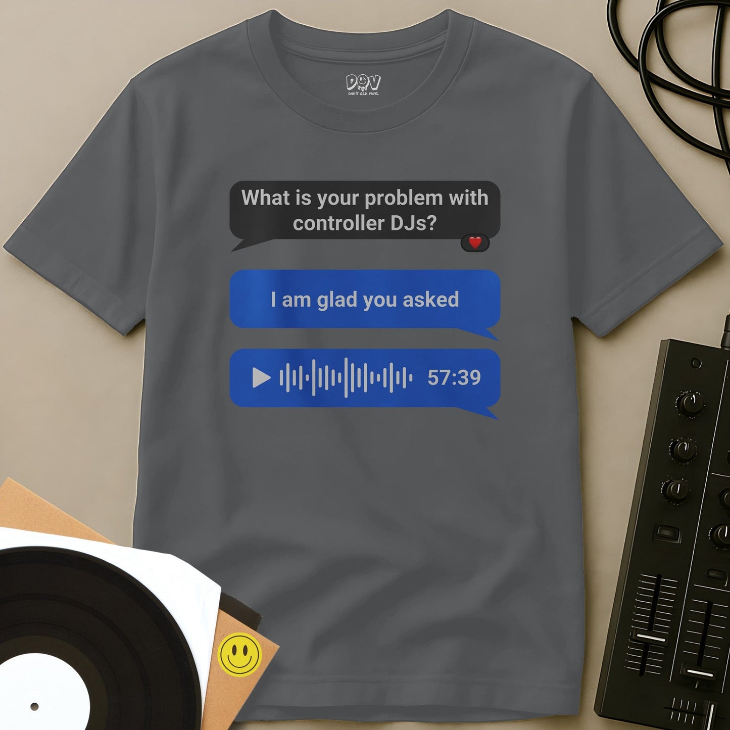 Controller DJs Problem T-Shirt Sport Grey / S Controller DJs Problem T-Shirt