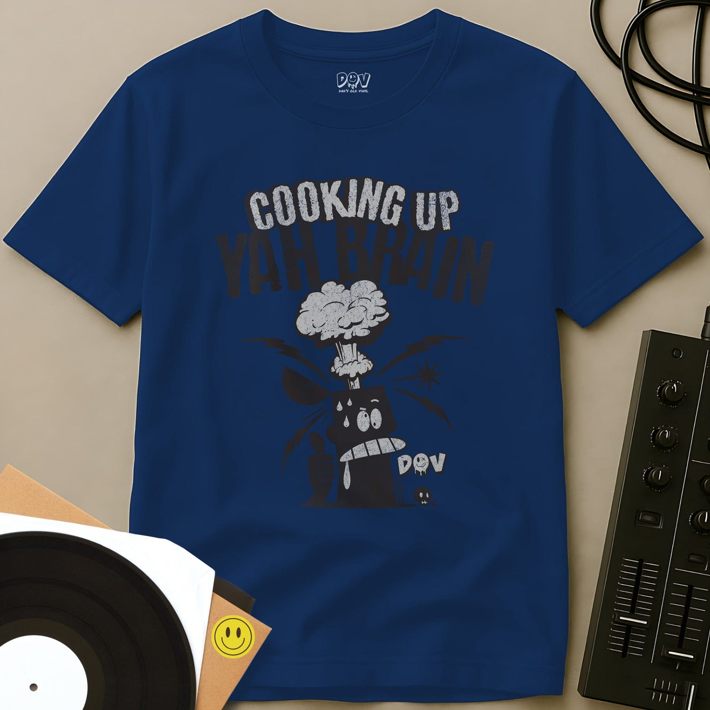 Cooking Up Yah Brain T-Shirt Royal / S Cooking Up Yah Brain - Unisex Short-sleeve T-Shirt