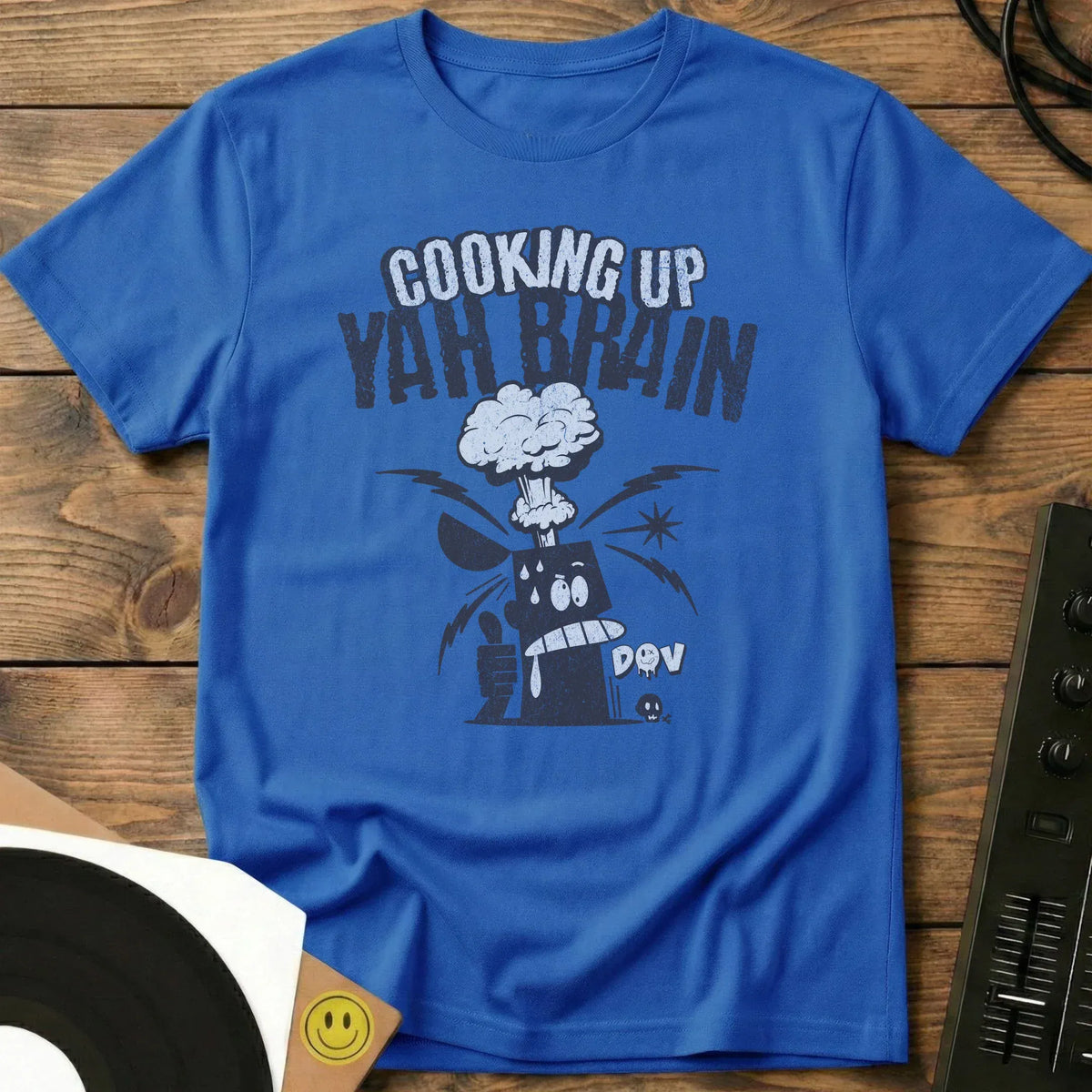 Cooking Up Yah Brain T-Shirt Royal / S Cooking Up Yah Brain - Unisex Short-sleeve T-Shirt