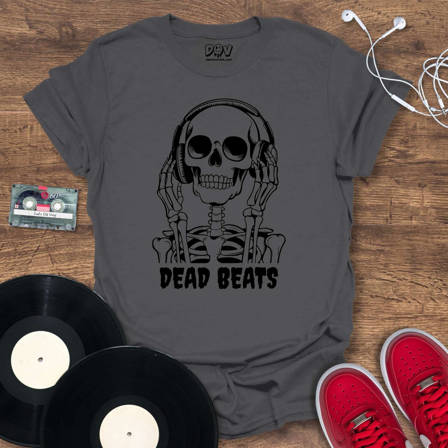 Dead Beats T-Shirt Charcoal / S Dead Beats T-Shirt
