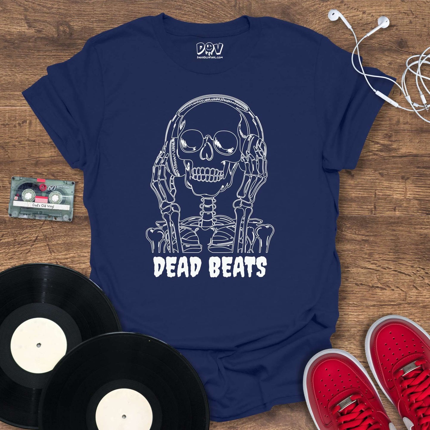 Dead Beats T-Shirt Navy / S Dead Beats T-Shirt