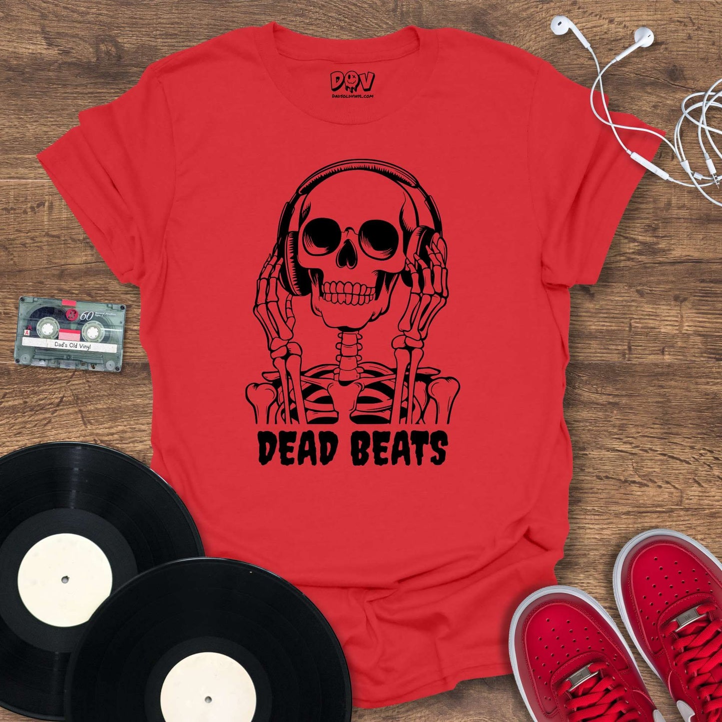 Dead Beats T-Shirt Red / S Dead Beats T-Shirt