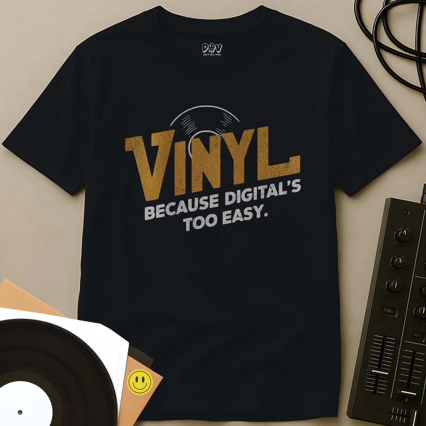 Digital Is Too Easy T-Shirt Black / S Digital Is Too Easy T-Shirt