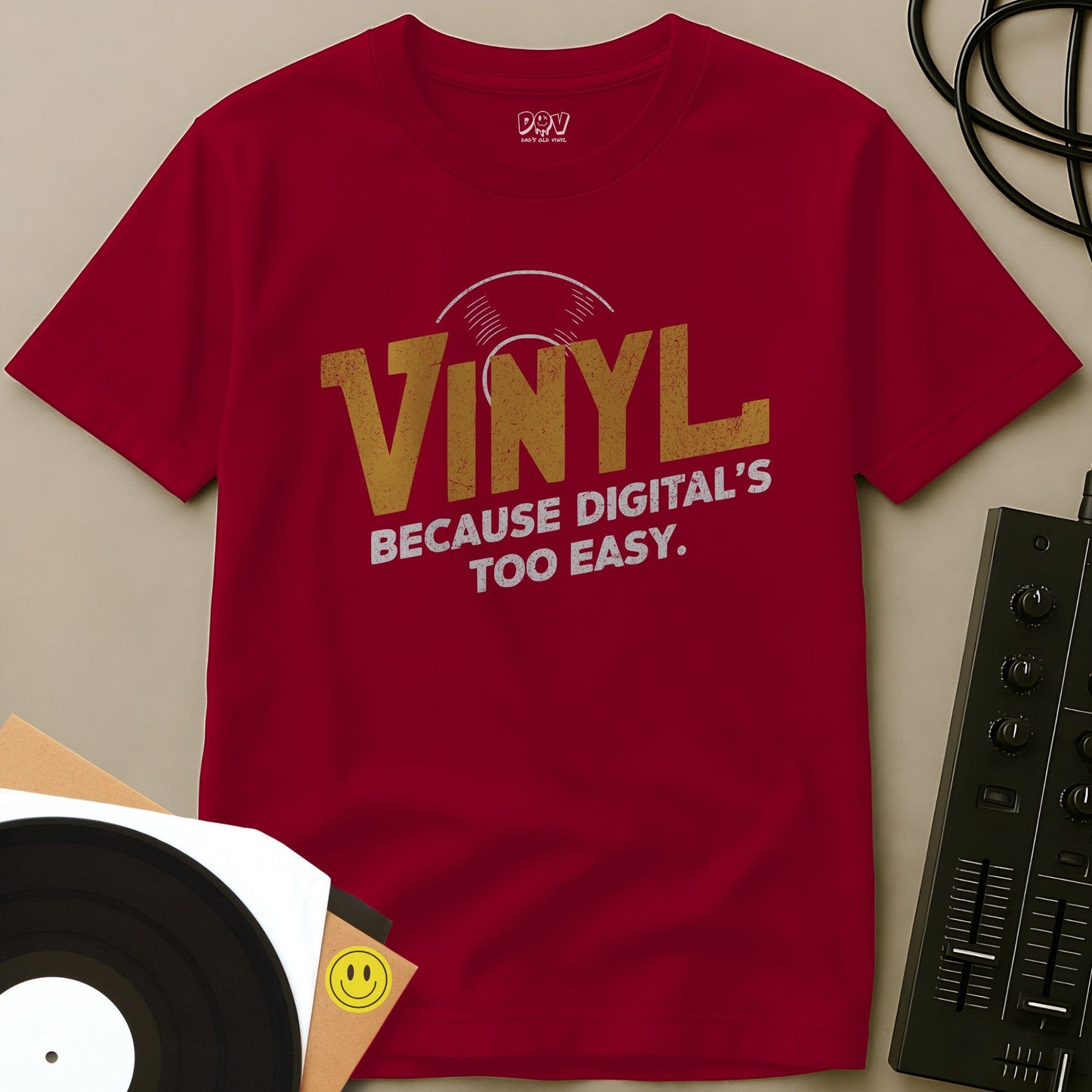 Digital Is Too Easy T-Shirt Red / S Digital Is Too Easy T-Shirt
