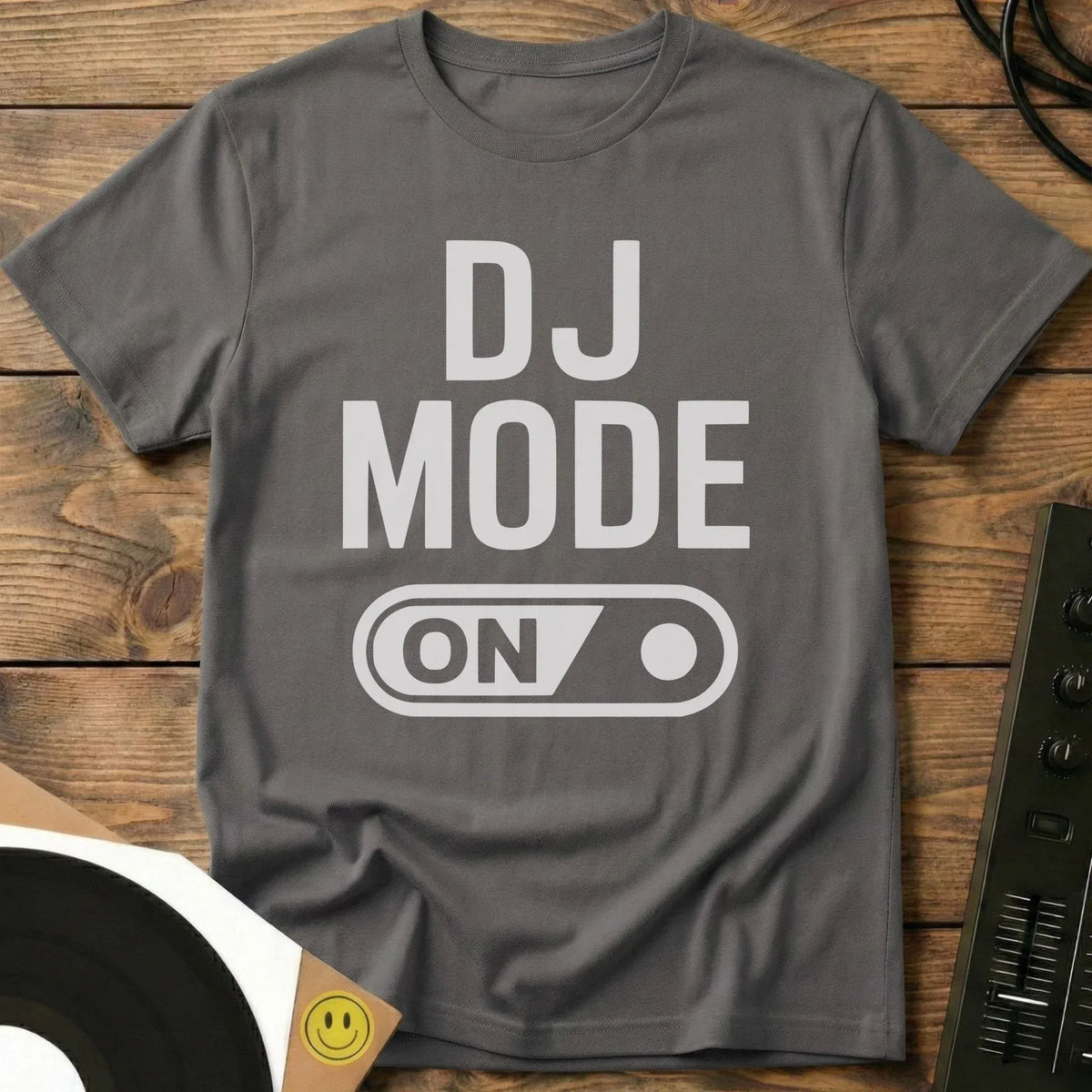 DJ Mode On T-Shirt Charcoal / S DJ Mode On T-Shirt