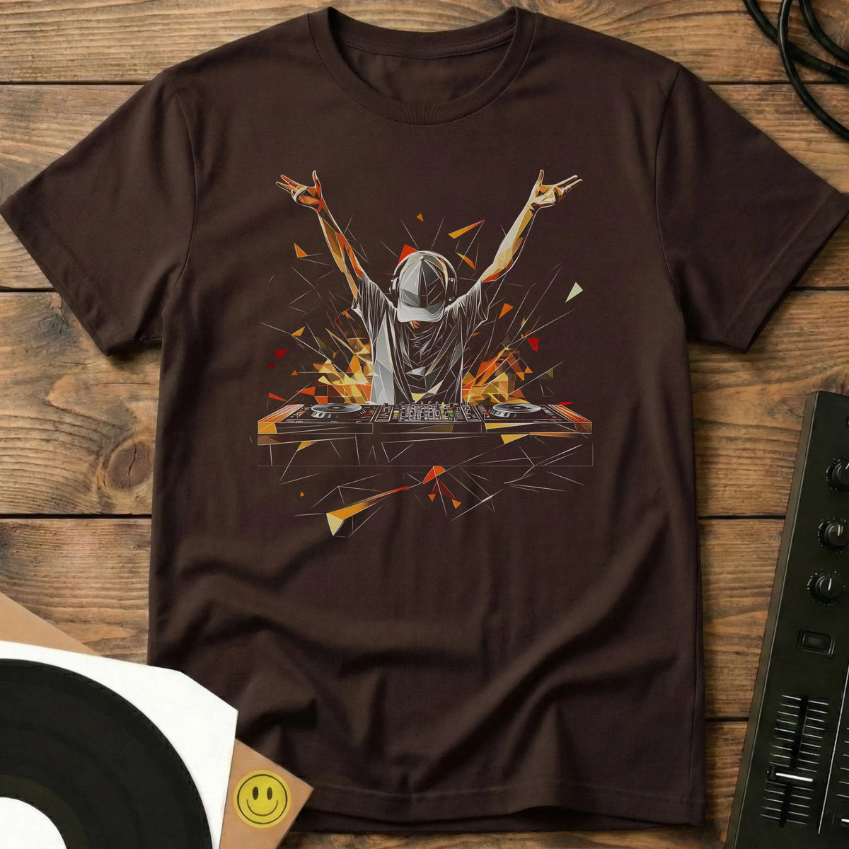 DJ Uprising T-Shirt Dark Chocolate / S DJ Uprising T-Shirt