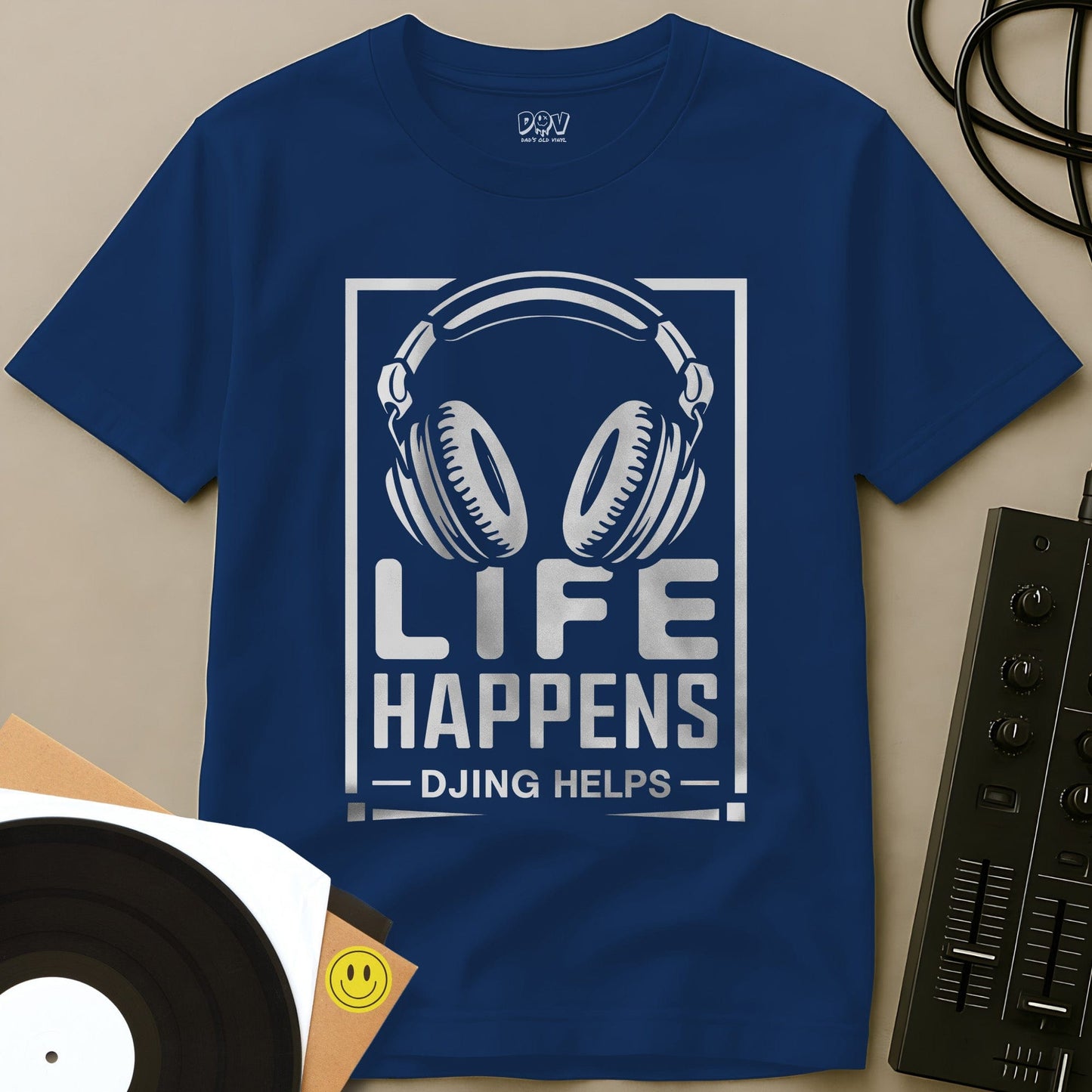 DJing Helps T-Shirt Royal / S DJing Helps T-Shirt