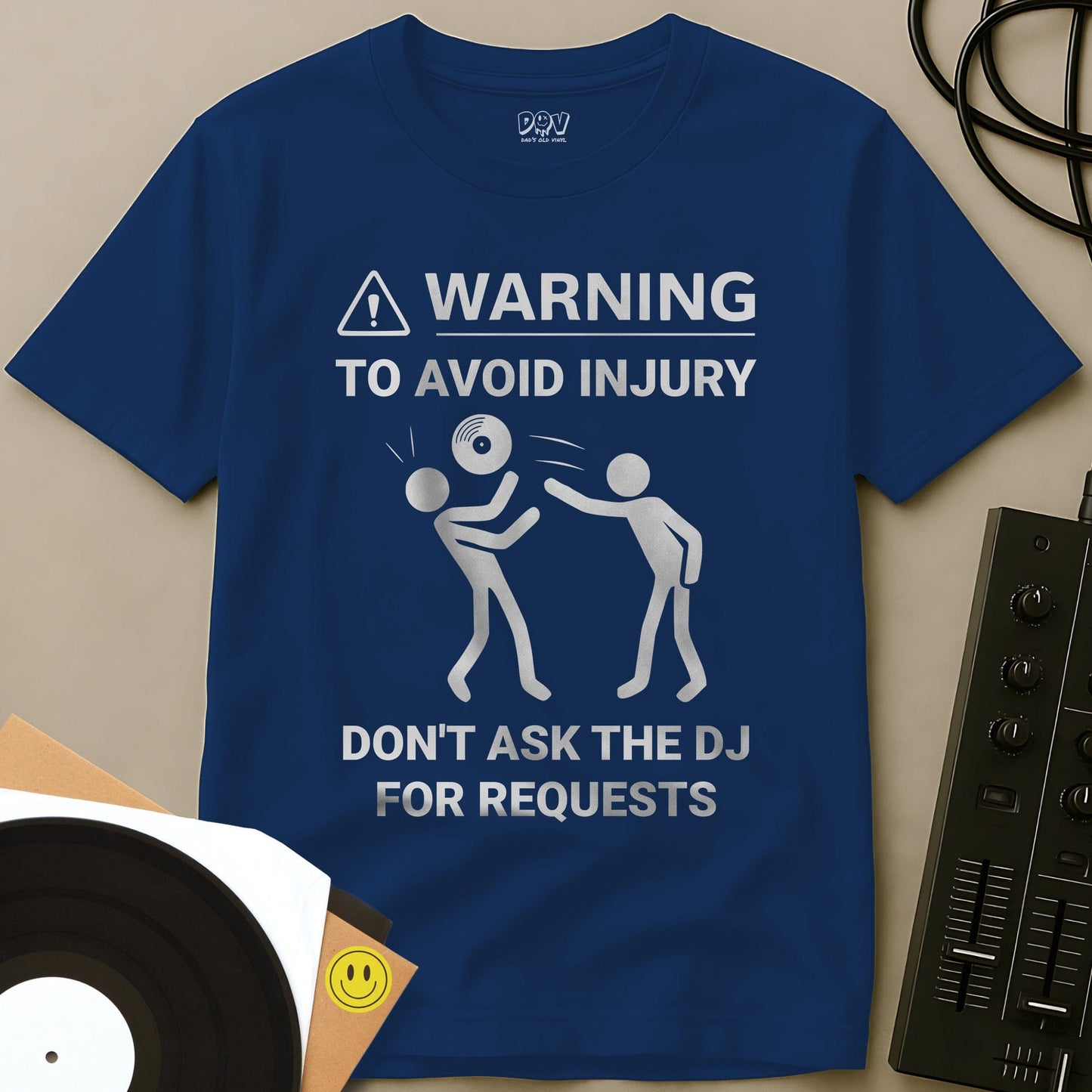 Don't Ask The DJ T-Shirt Royal / S Don't Ask The DJ T-Shirt