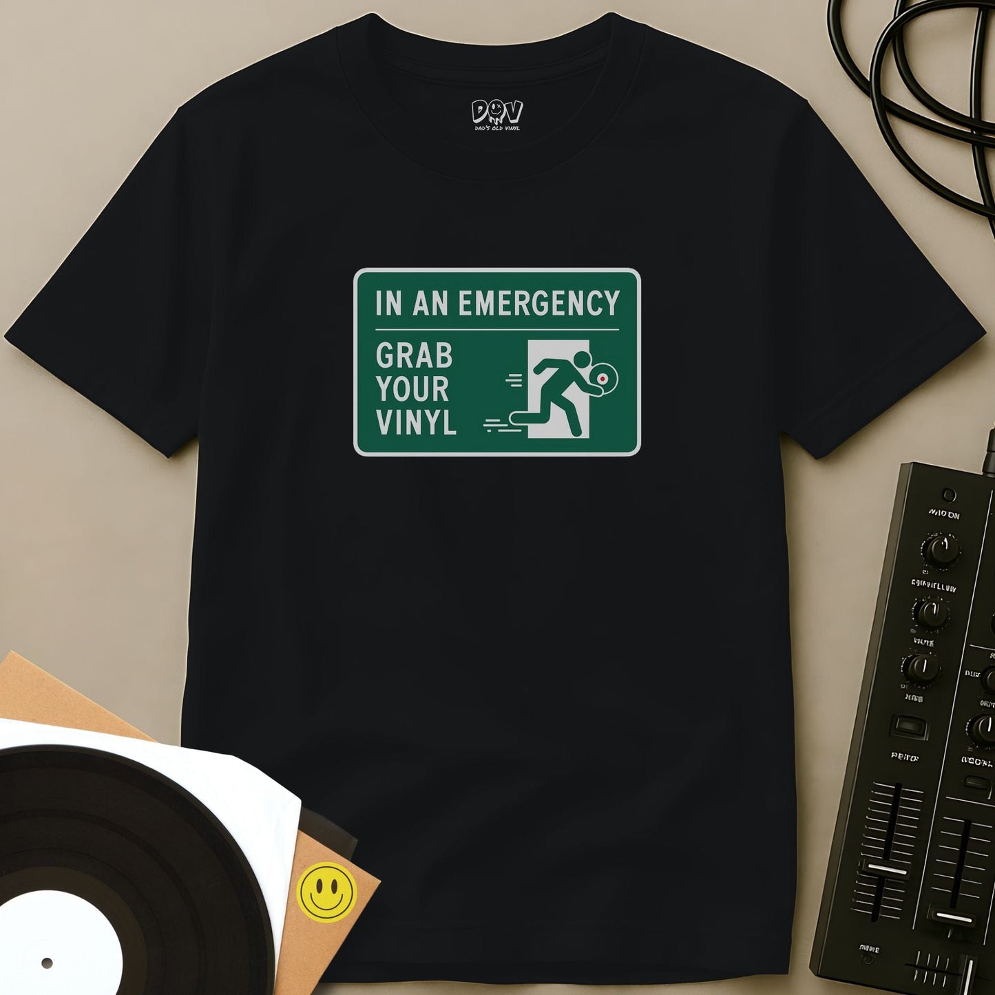 Grab Your Vinyl T-Shirt Black / S Grab Your Vinyl T-Shirt