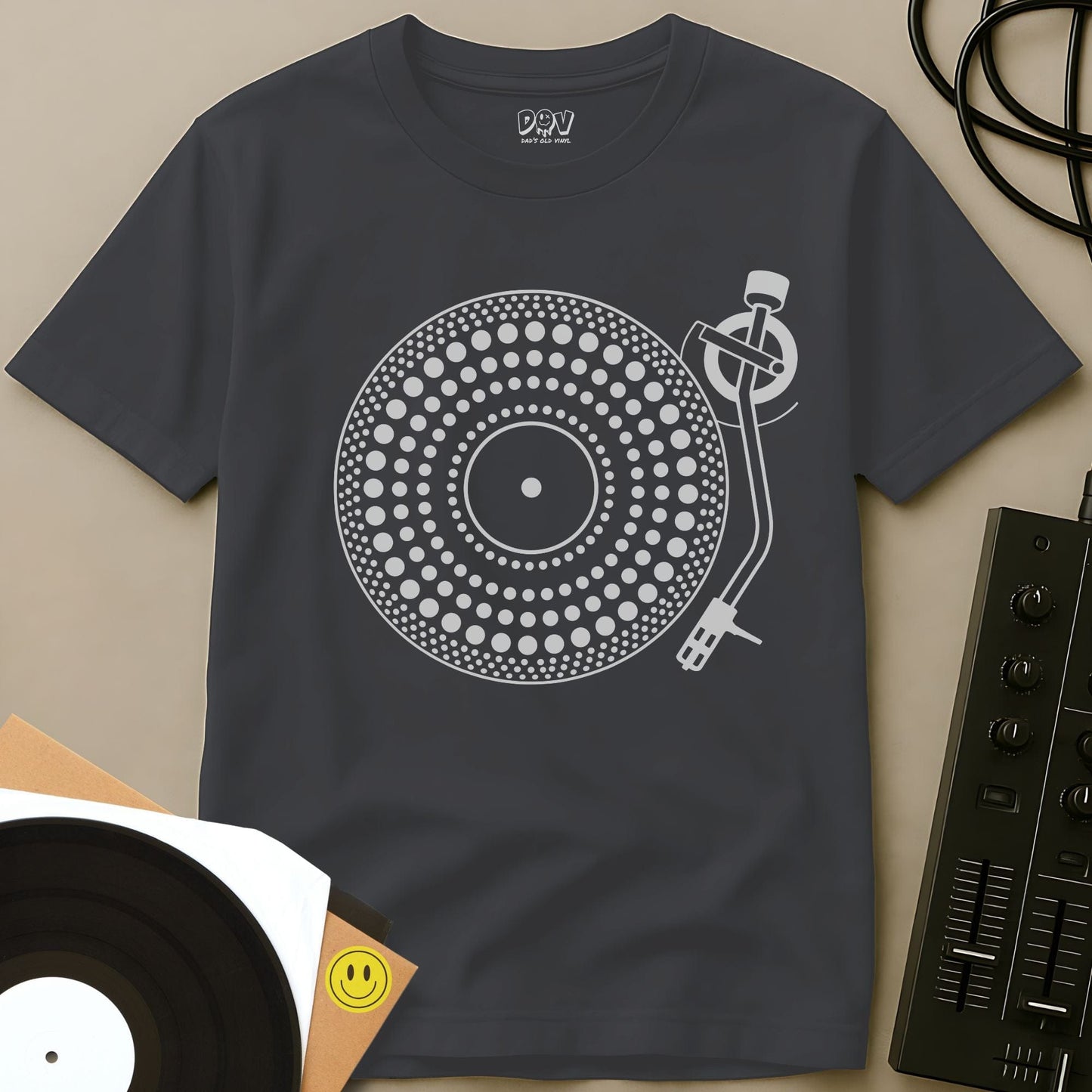 Groove Mandala T-Shirt Charcoal / S Groove Mandala T-Shirt