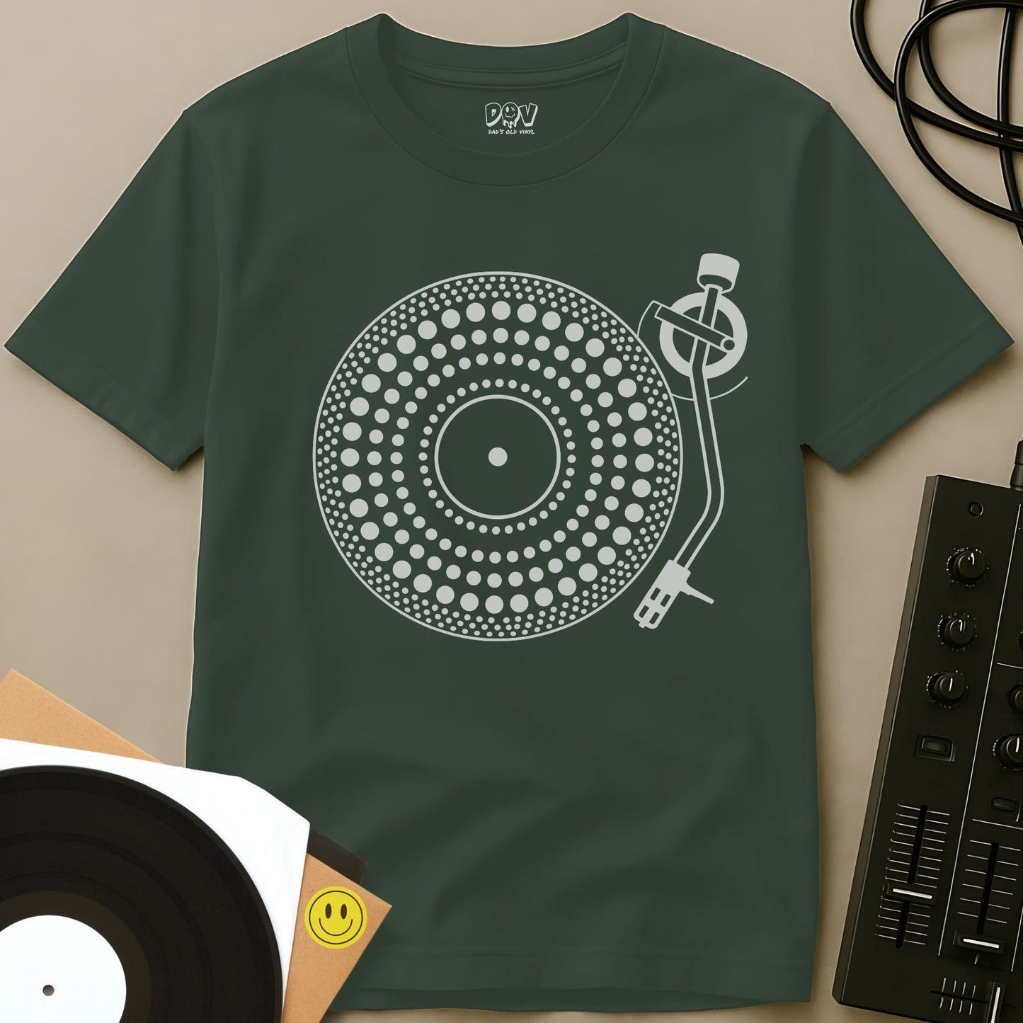 Groove Mandala T-Shirt Military Green / S Groove Mandala T-Shirt
