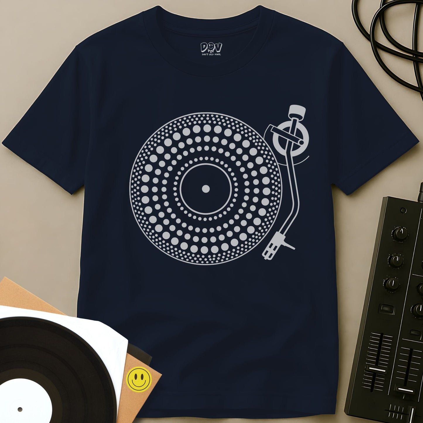 Groove Mandala T-Shirt Navy / S Groove Mandala T-Shirt