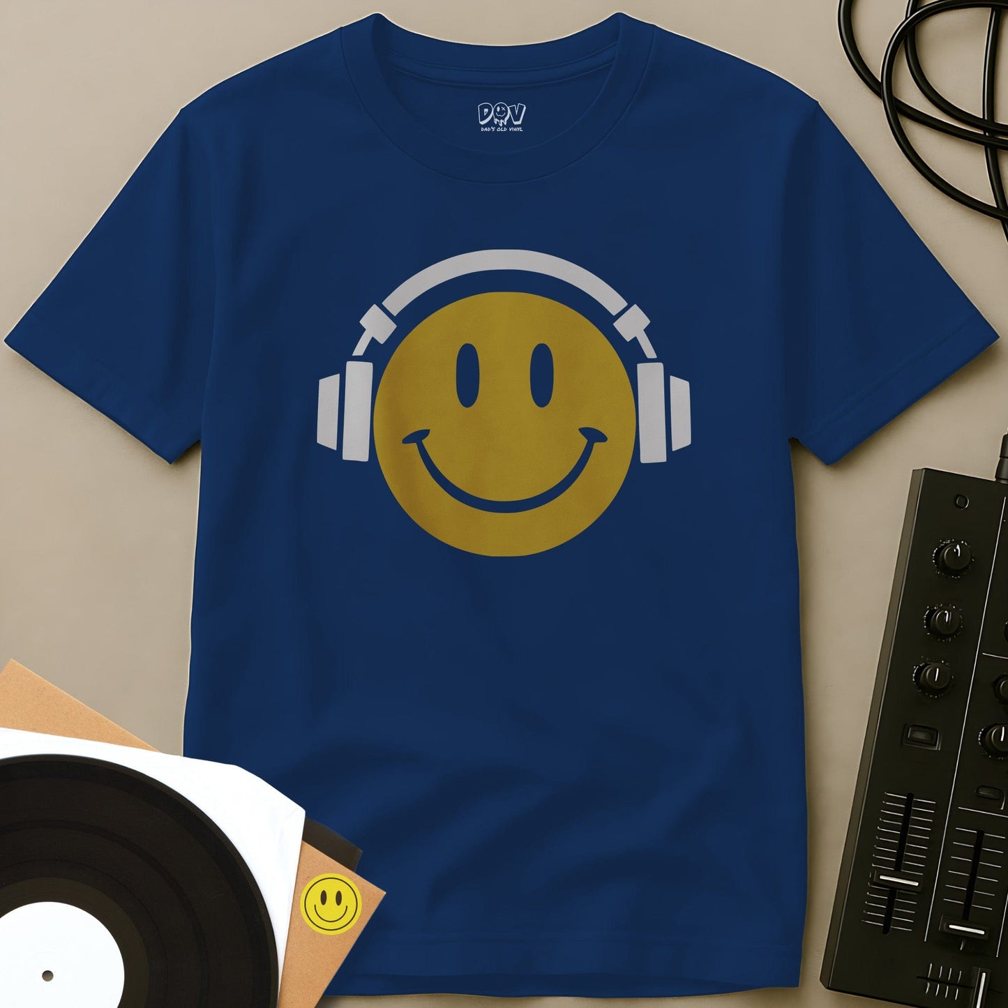 Happy Listening T-Shirt Royal / S Happy Listening T-Shirt