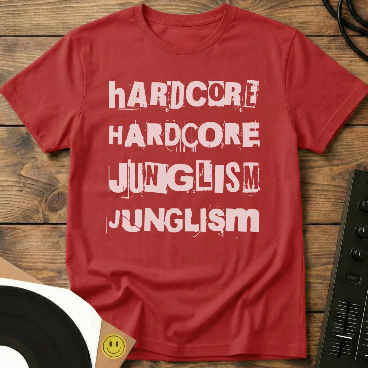 Hardcore Junglism T-Shirt Red / S Hardcore Junglism T-Shirt