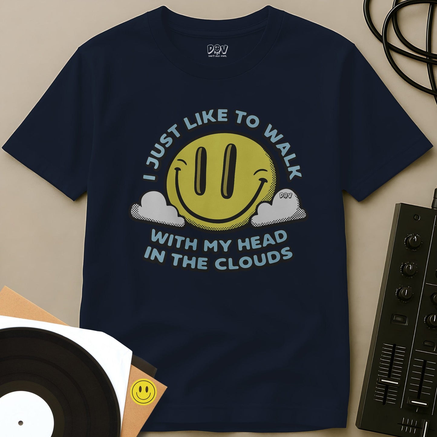 Head In The Clouds T-Shirt Navy / S Head In The Clouds T-Shirt