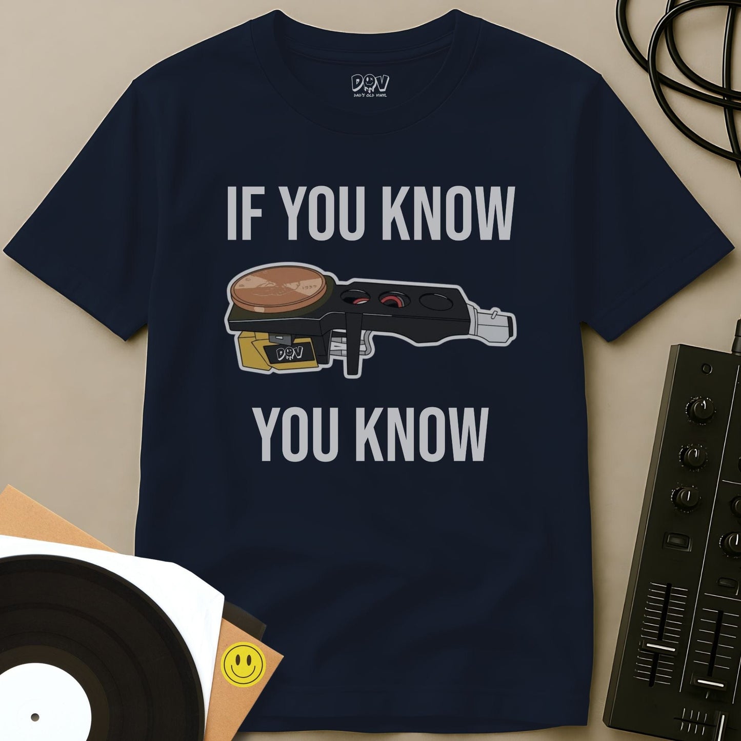 Headshell Hack T-Shirt Navy / S Headshell Hack T-Shirt
