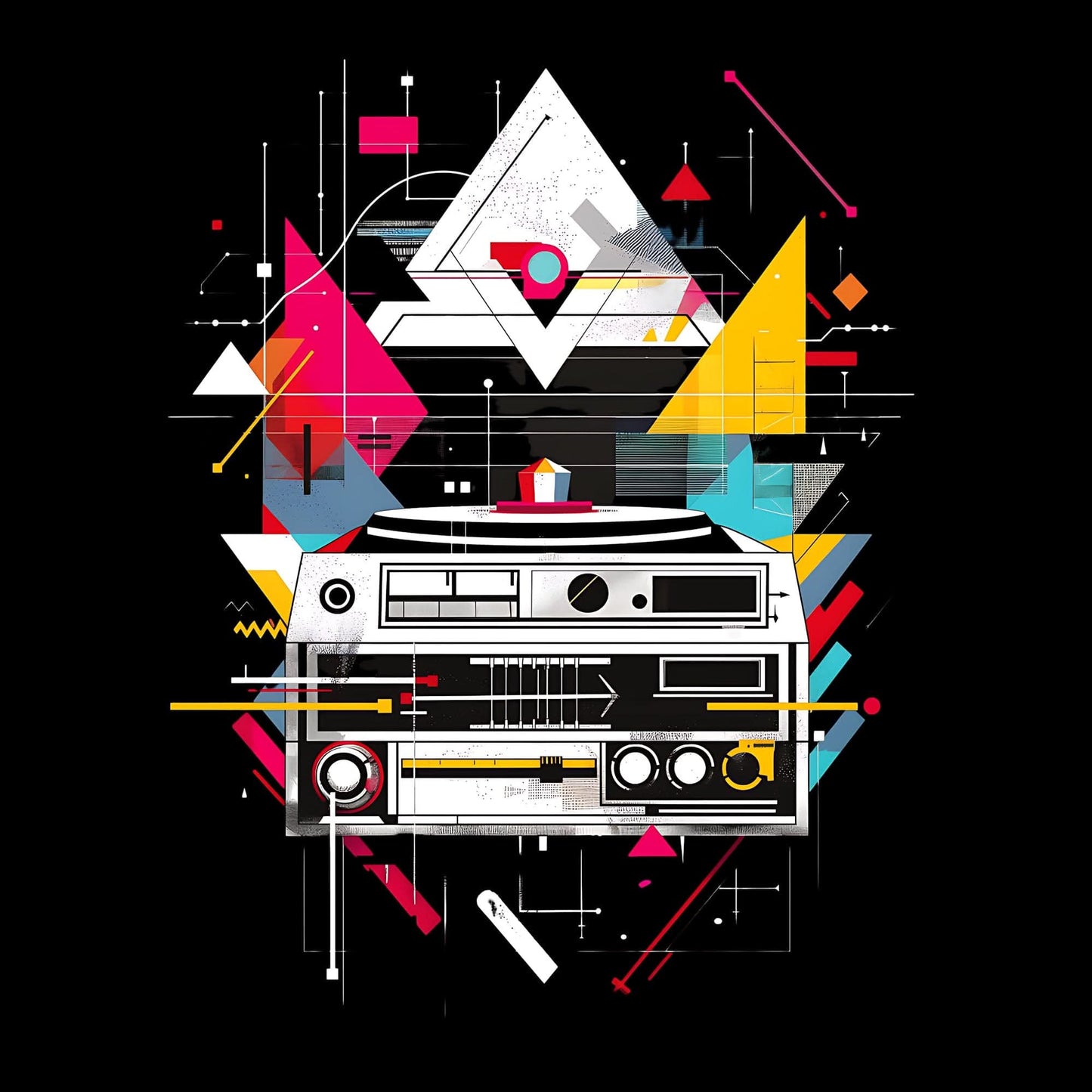 Hi-Fi Geometry T-Shirt Hi-Fi Geometry T-Shirt