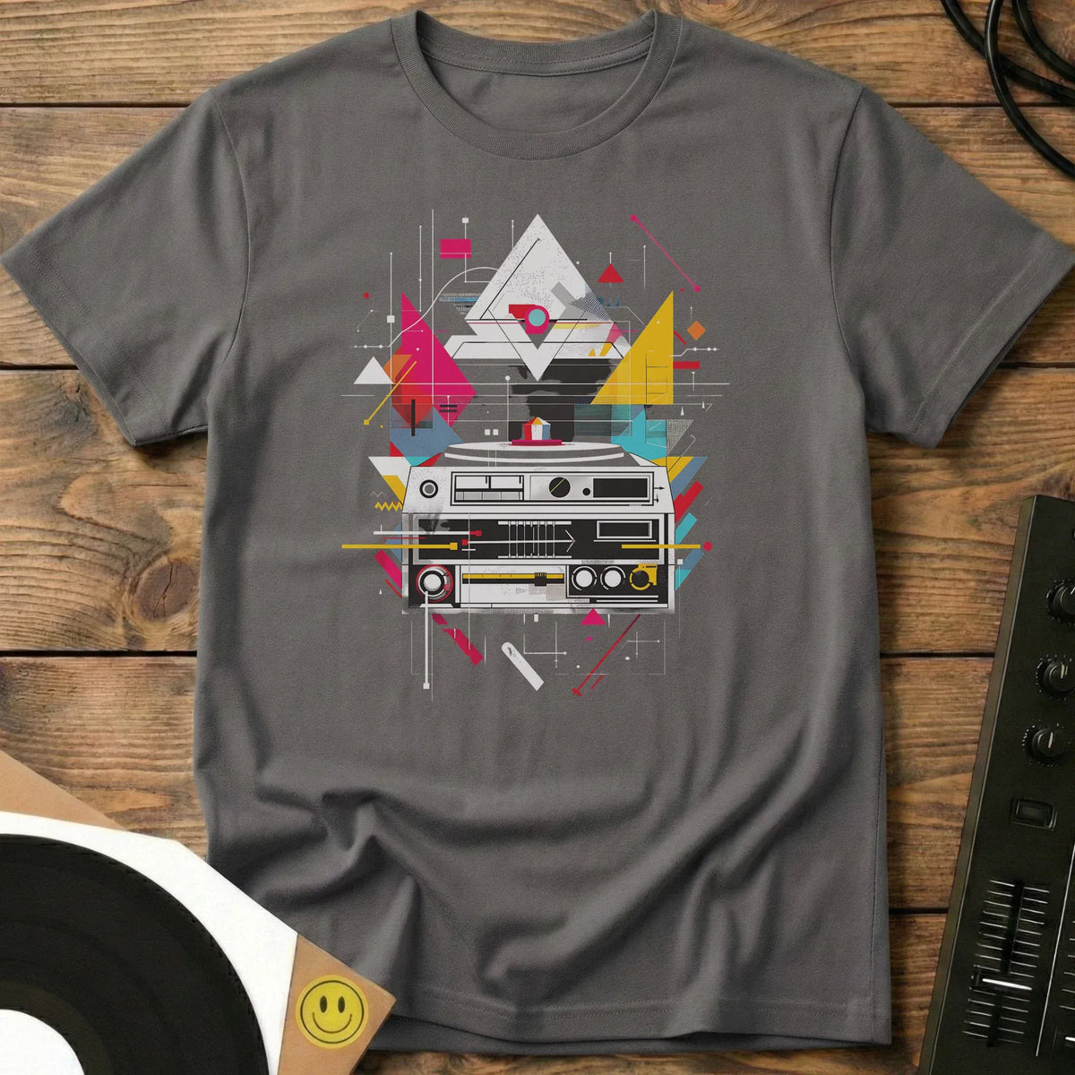 Hi-Fi Geometry T-Shirt Charcoal / S Hi-Fi Geometry T-Shirt