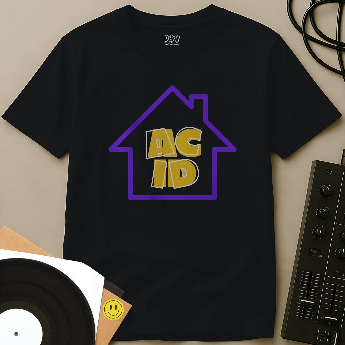 House Of Acid T-Shirt Black / S House Of Acid T-Shirt