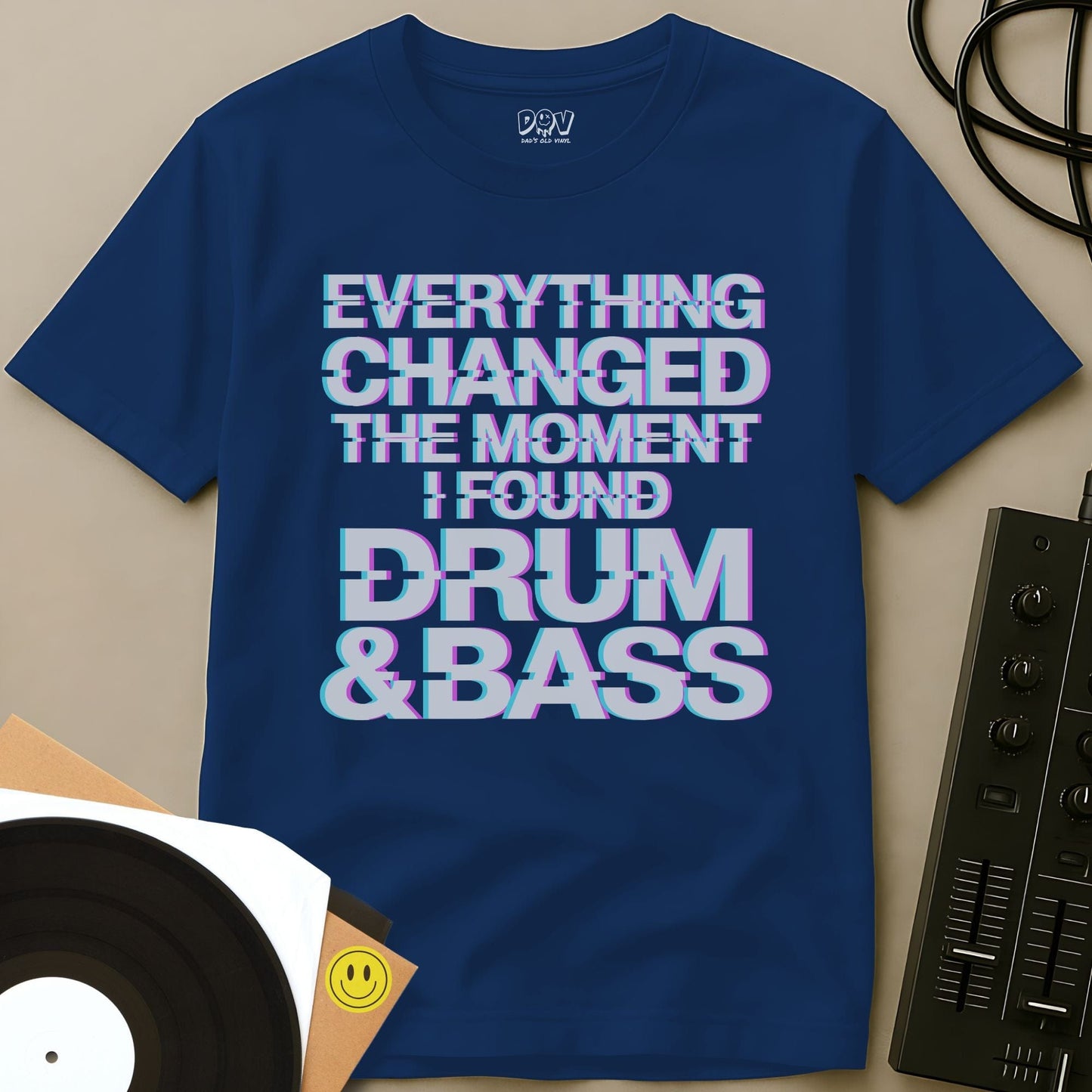 I Found Drum & Bass T-Shirt Royal / S I Found Drum & Bass T-Shirt
