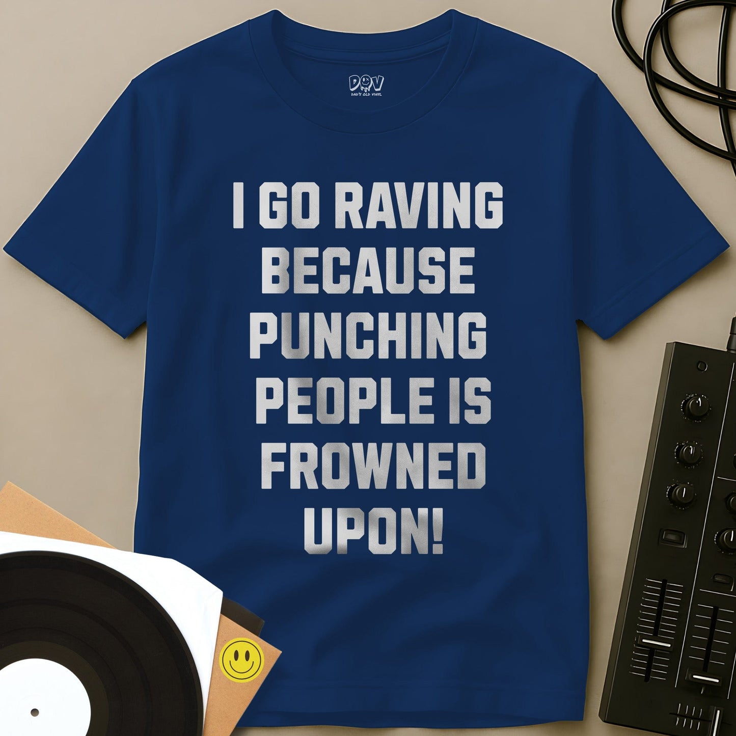 I Go Raving T-Shirt Royal / S I Go Raving T-Shirt