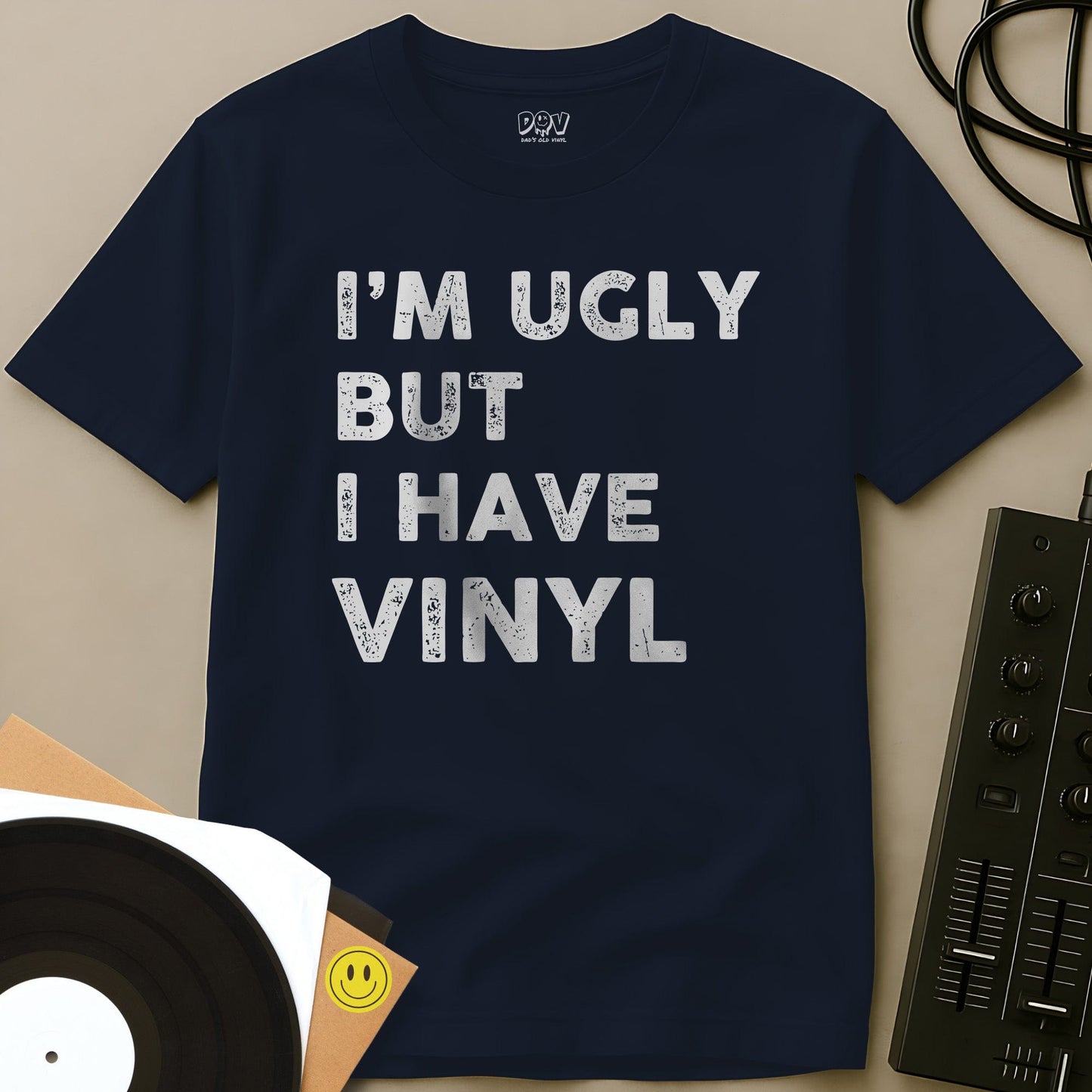 I Have Vinyl T-Shirt Navy / S I Have Vinyl T-Shirt