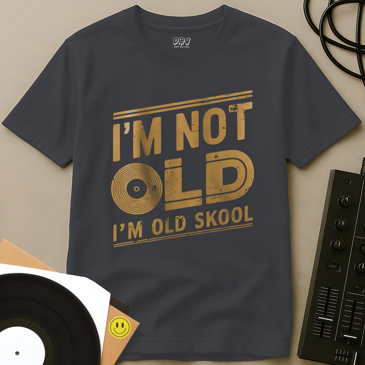 I'm Old Skool T-Shirt Charcoal / S I'm Old Skool T-Shirt