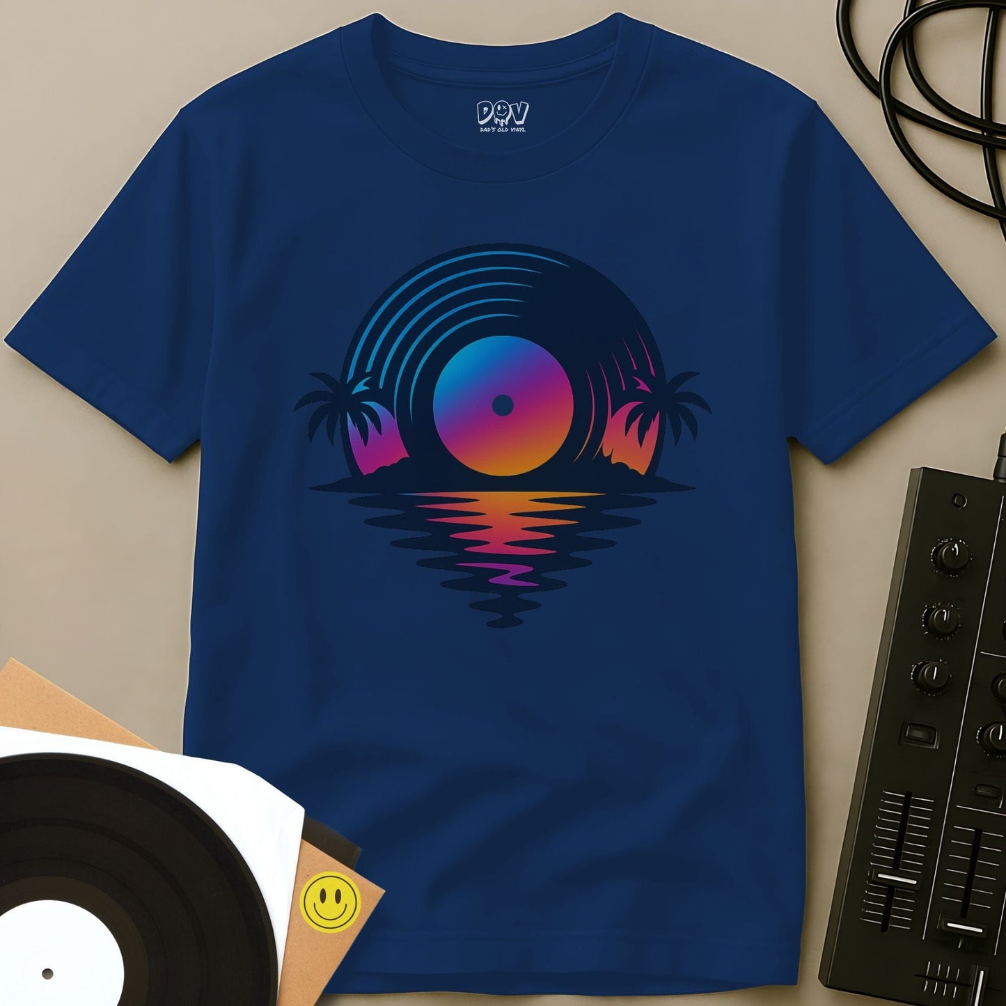Island Disc T-Shirt Royal / S Island Disc T-Shirt